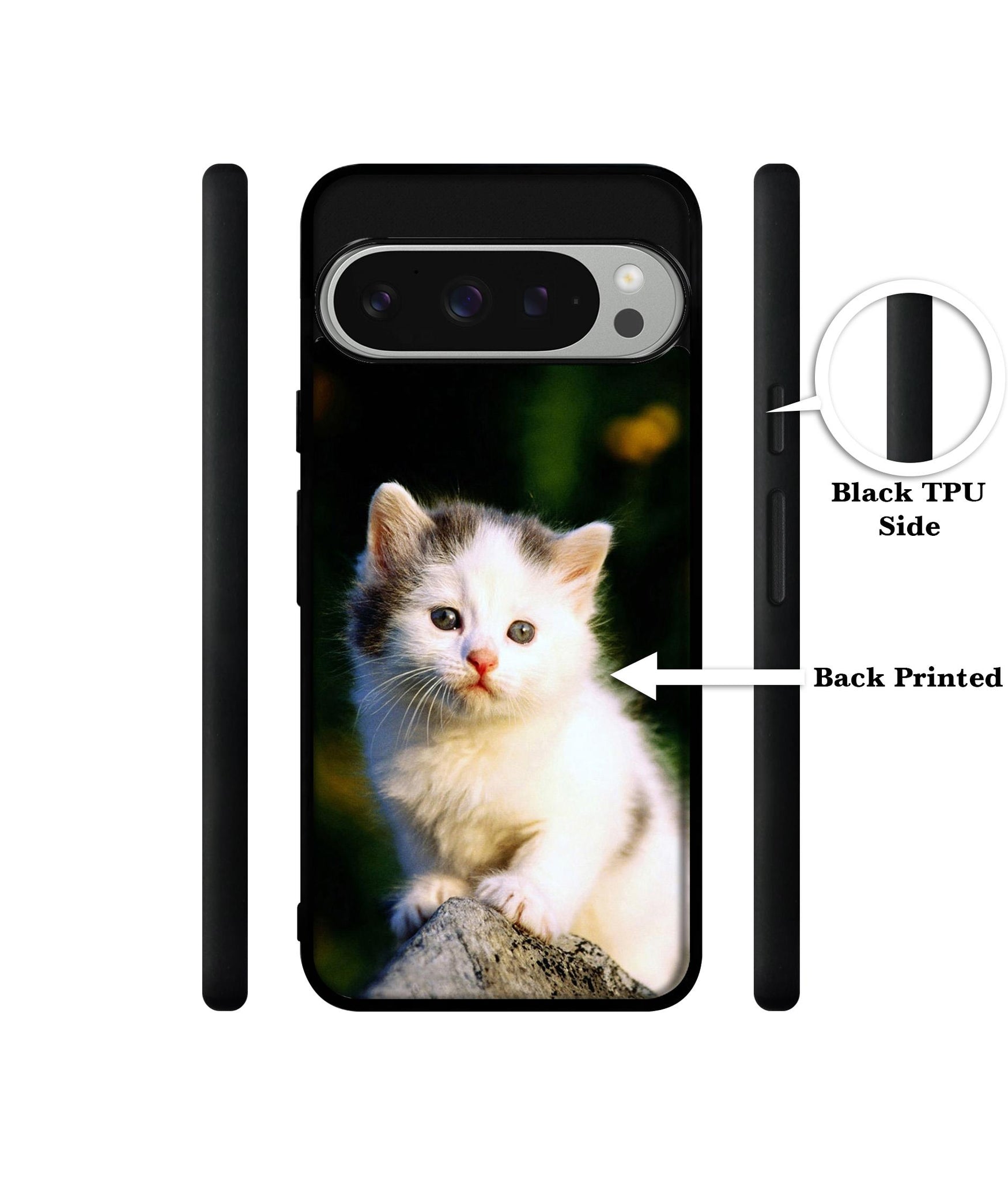 Sweet Cat Design Designer 2D Printed Back Case Cover for Google Pixel 9 Pro 5G