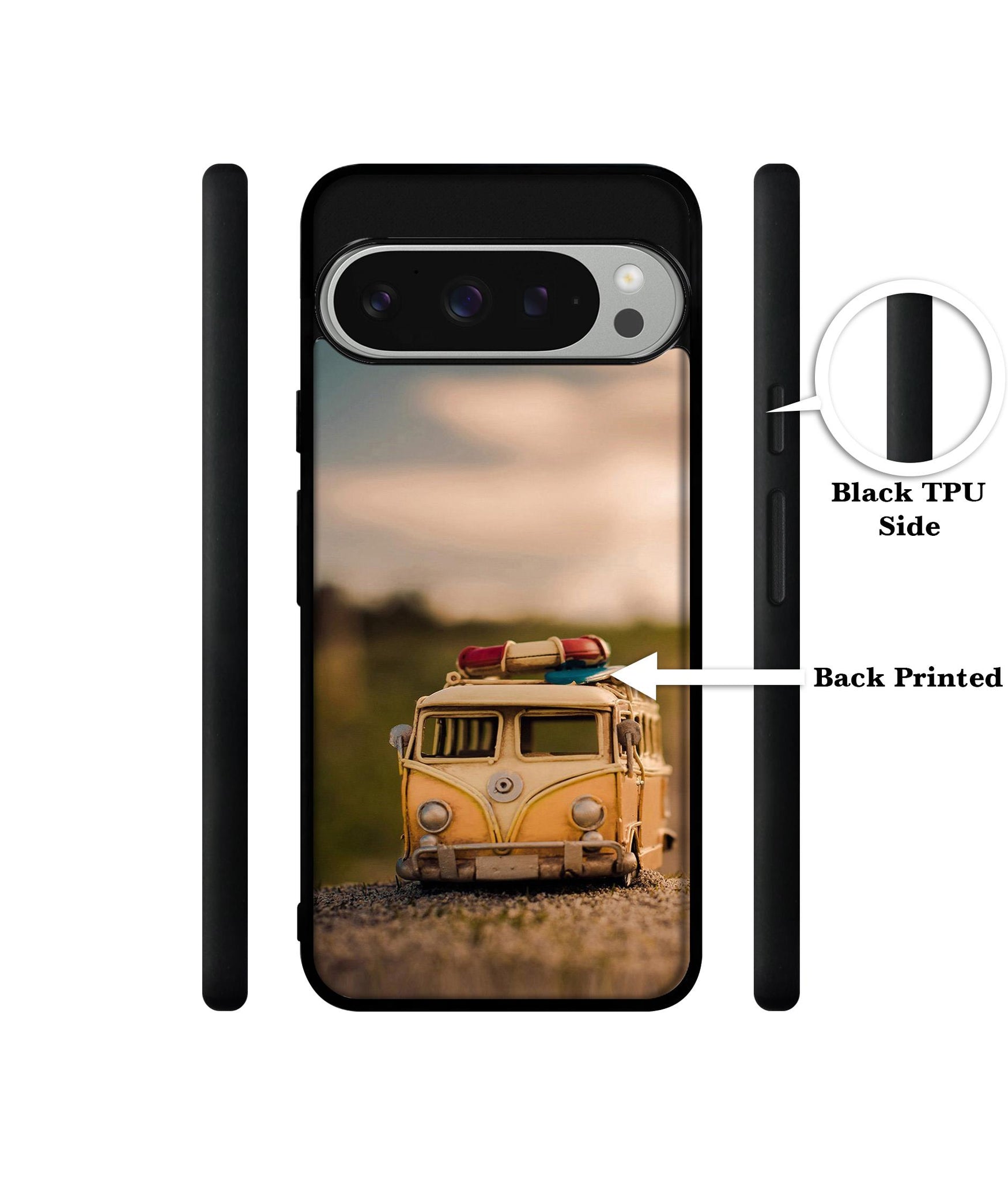 Toy Car Design Designer 2D Printed Back Case Cover for Google Pixel 9 Pro 5G