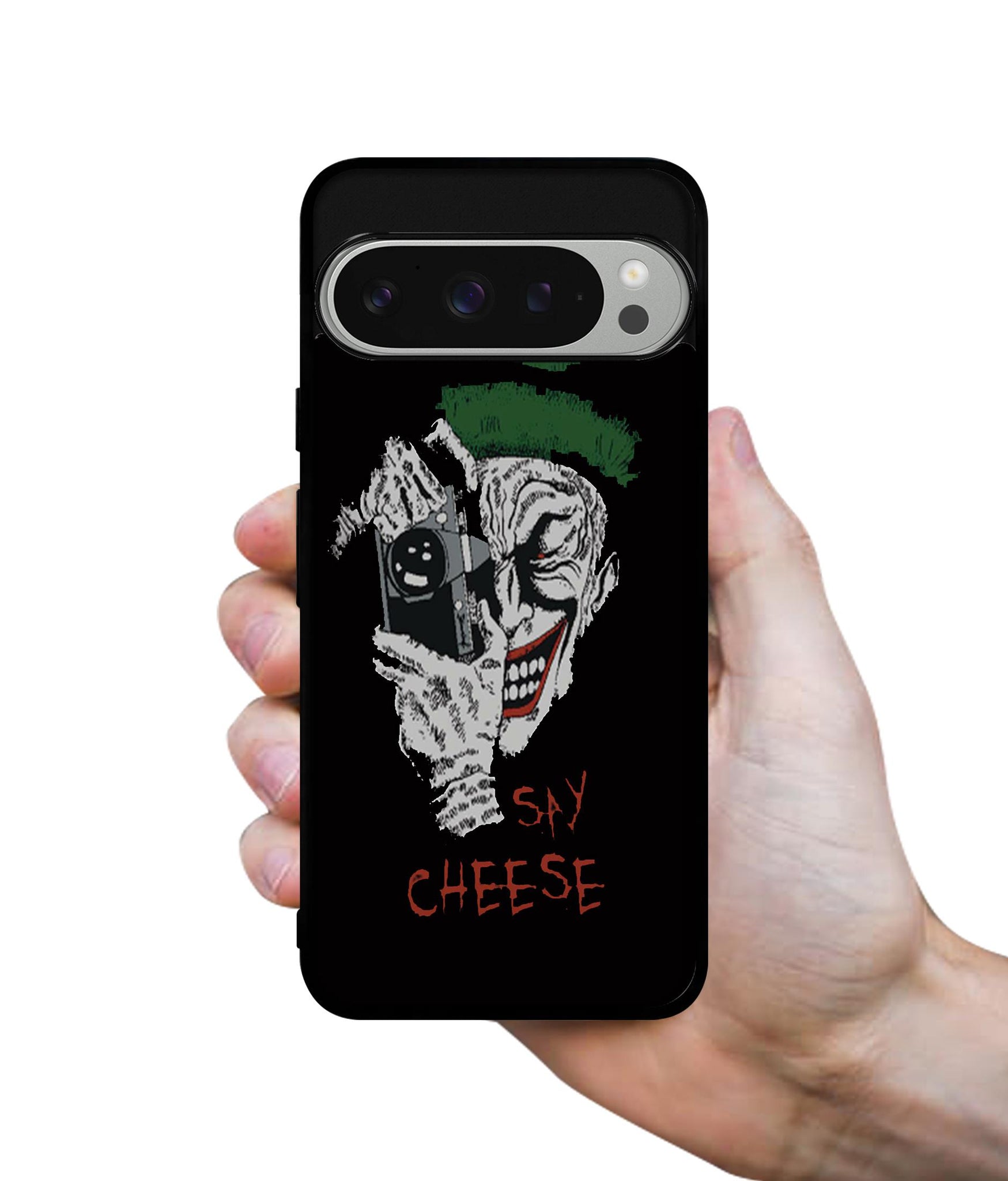 Joker Say Cheese Design Designer 2D Printed Back Case Cover for Google Pixel 9 Pro 5G