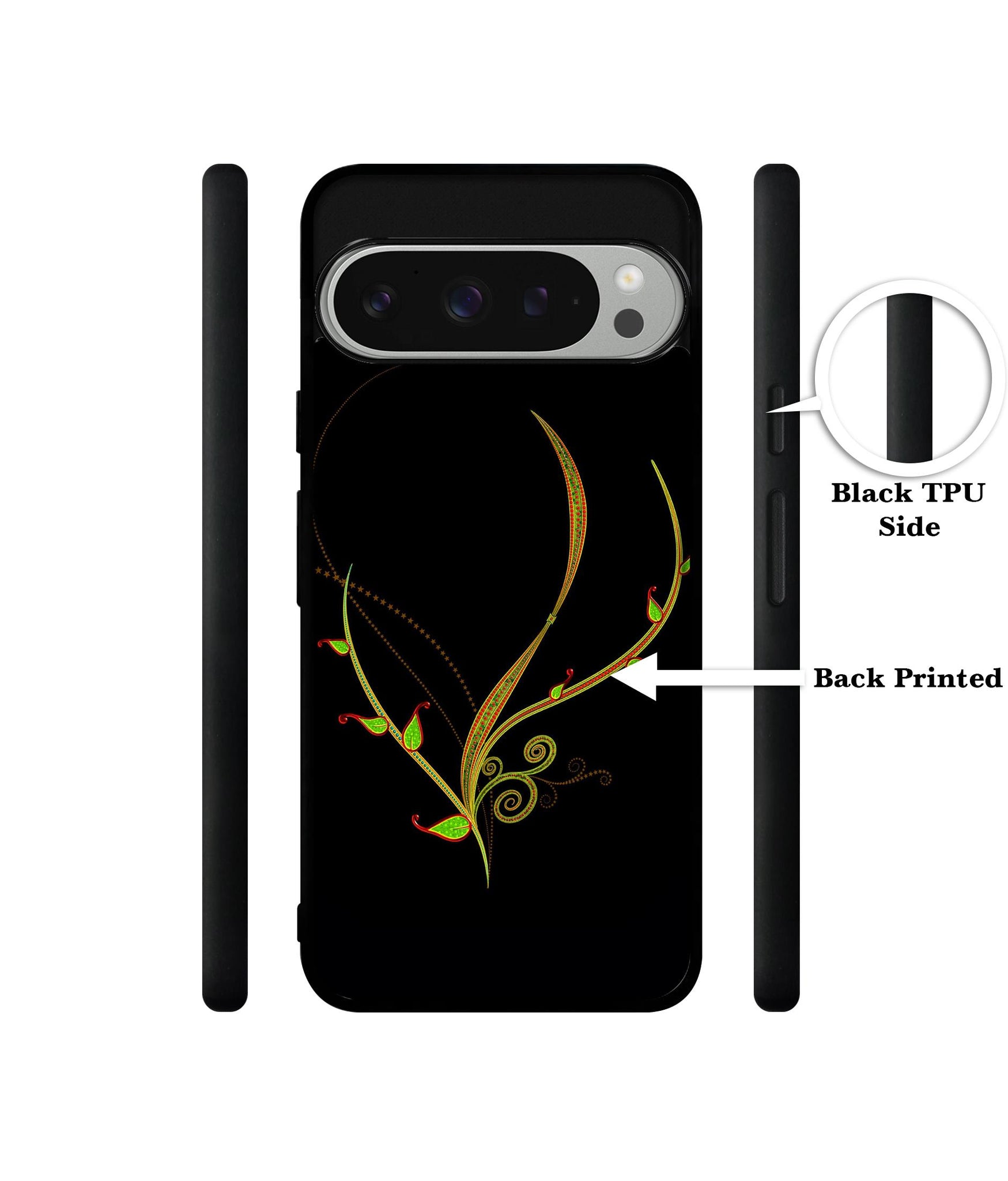 Yellow Pattern Design Designer 2D Printed Back Case Cover for Google Pixel 9 Pro 5G