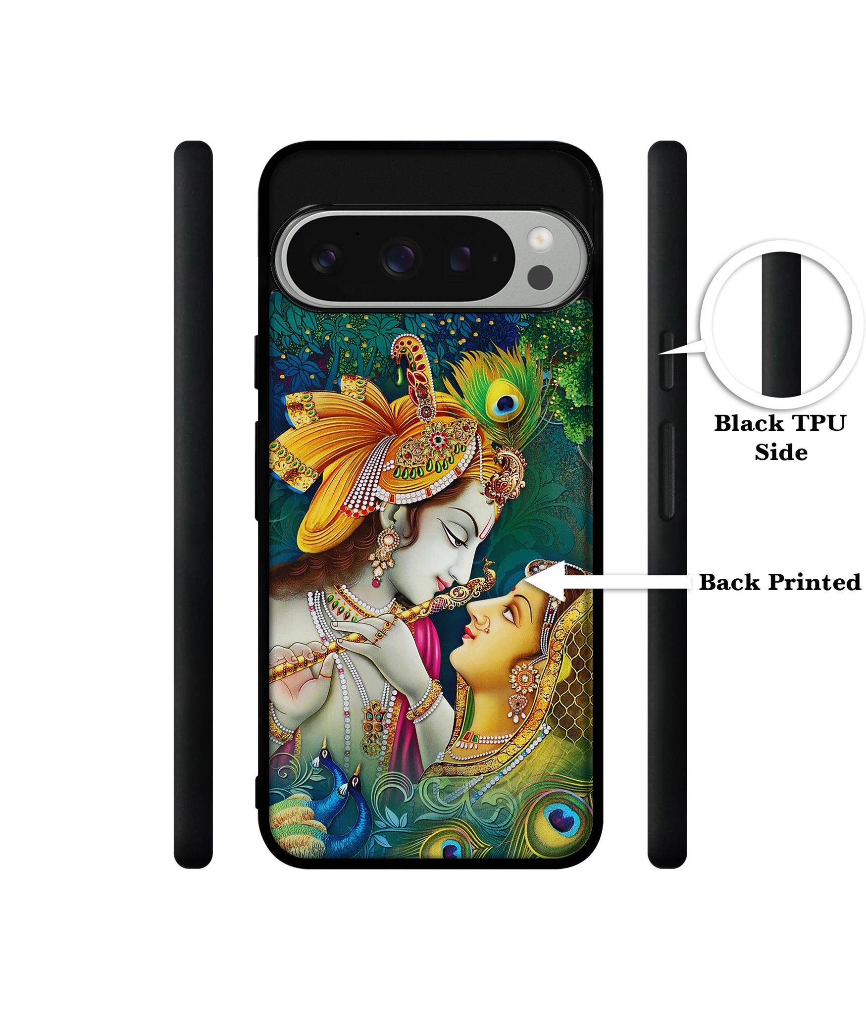 Radha Kishan Love Design Designer 2D Printed Back Case Cover for Google Pixel 9 Pro 5G