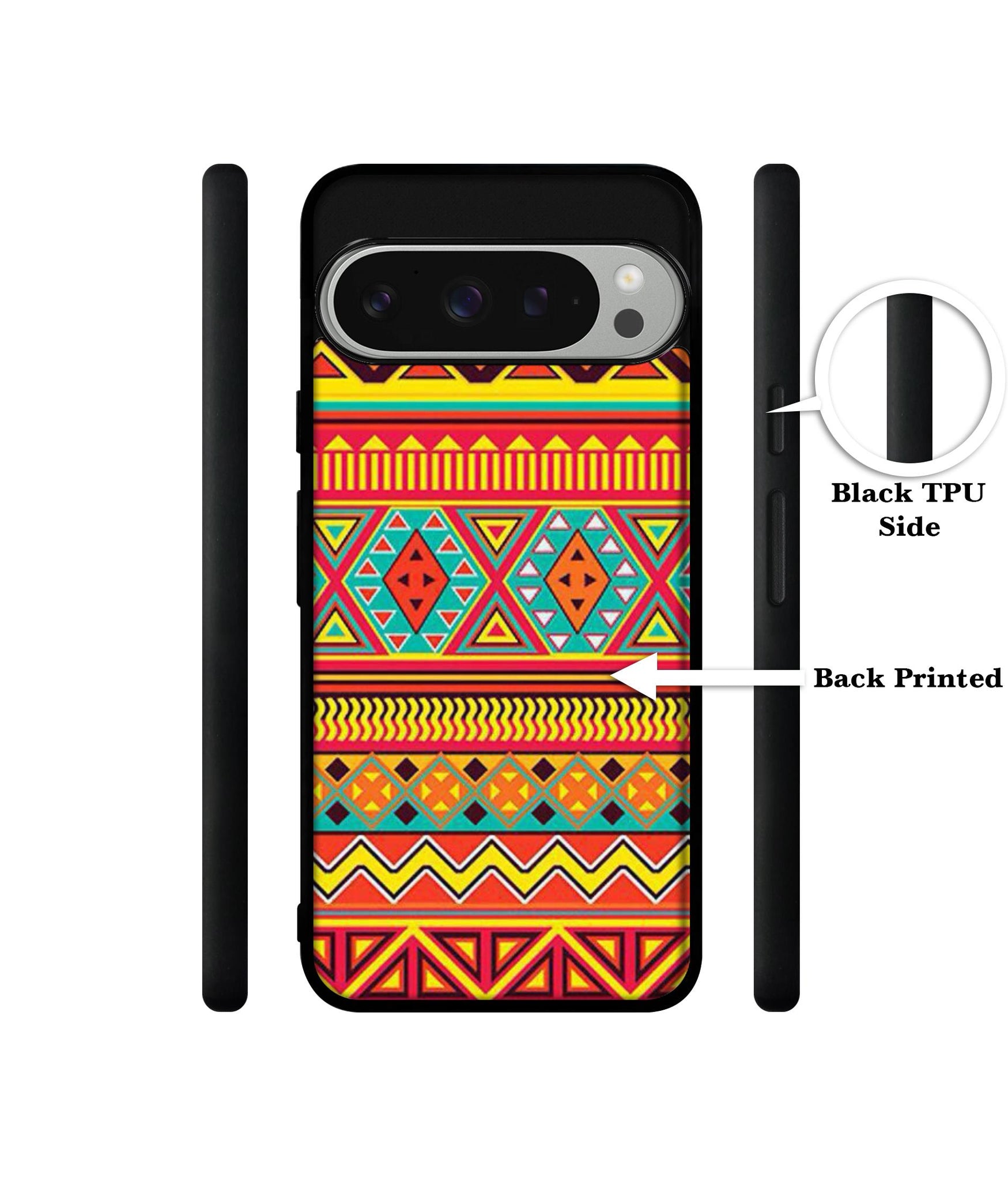 Artistic Rangoli Design Designer 2D Printed Back Case Cover for Google Pixel 9 Pro 5G