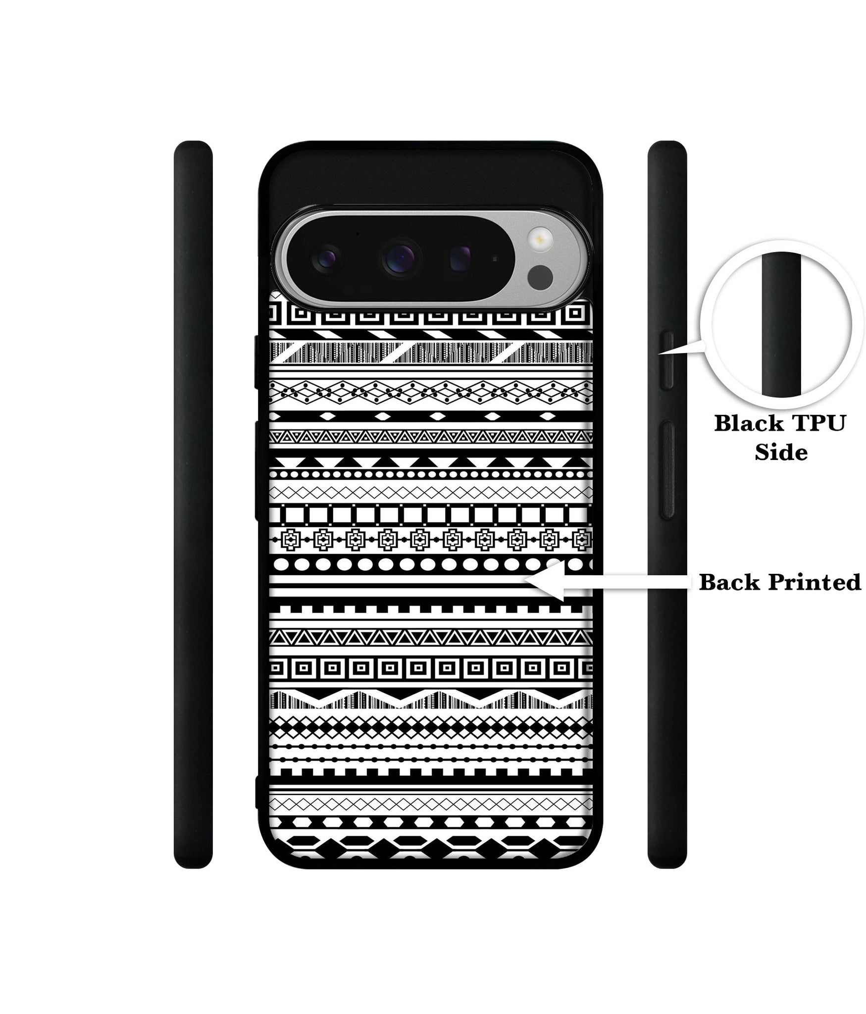 Black & White Patterns Design Designer 2D Printed Back Case Cover for Google Pixel 9 Pro 5G
