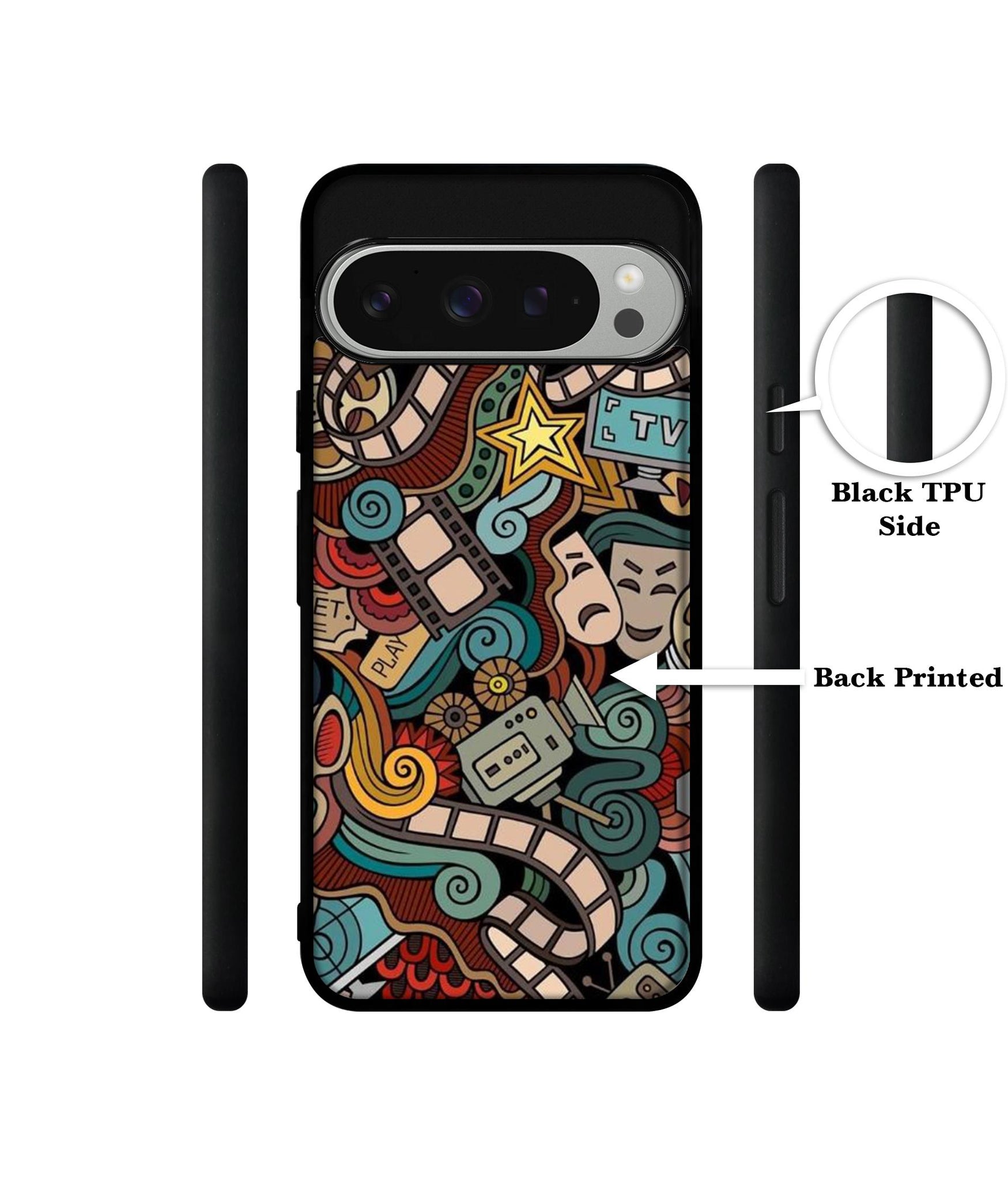Movies Design Designer 2D Printed Back Case Cover for Google Pixel 9 Pro 5G
