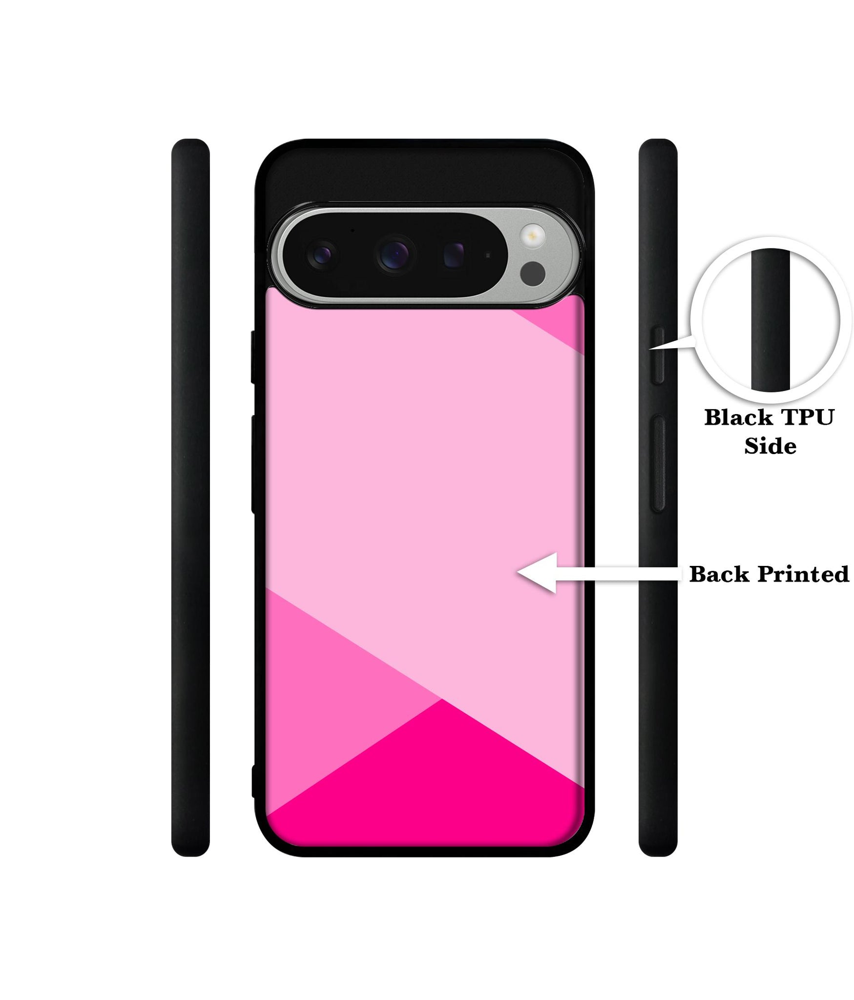 Pink Cross Vector Design Designer 2D Printed Back Case Cover for Google Pixel 9 Pro 5G