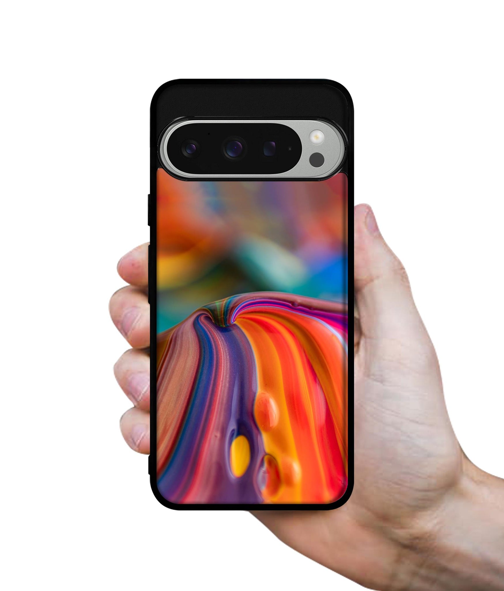 Rainbow Colors Designer 2D Printed Back Case Cover for Google Pixel 9 Pro 5G