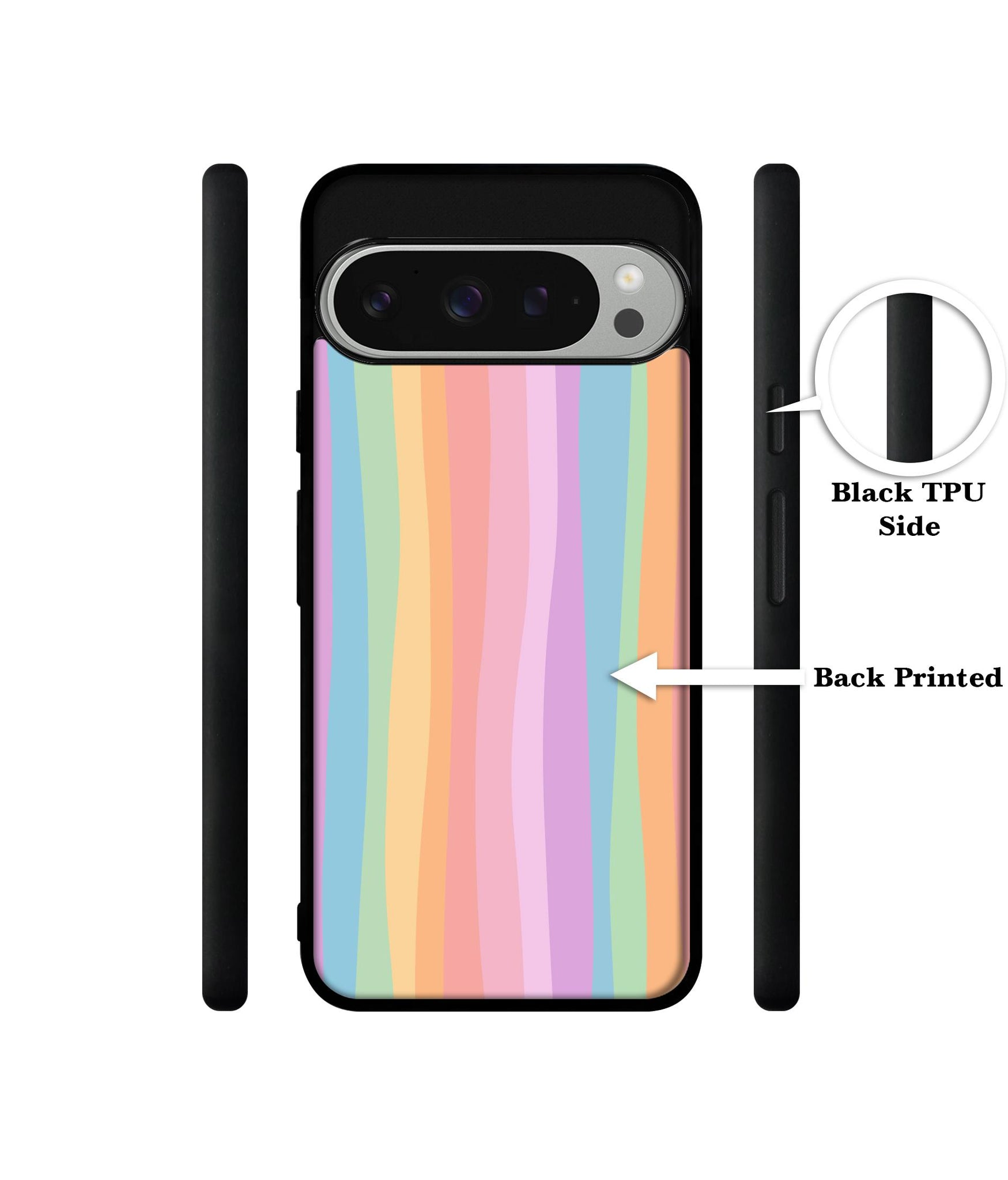 Cool Rainbow Design Designer 2D Printed Back Case Cover for Google Pixel 9 Pro 5G