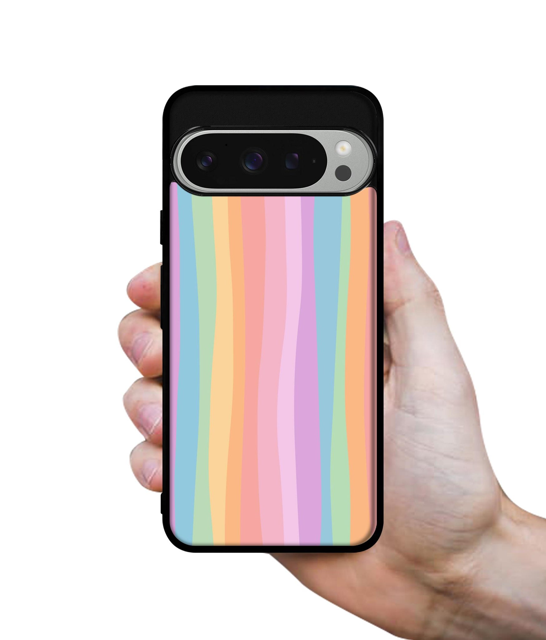 Cool Rainbow Design Designer 2D Printed Back Case Cover for Google Pixel 9 Pro 5G