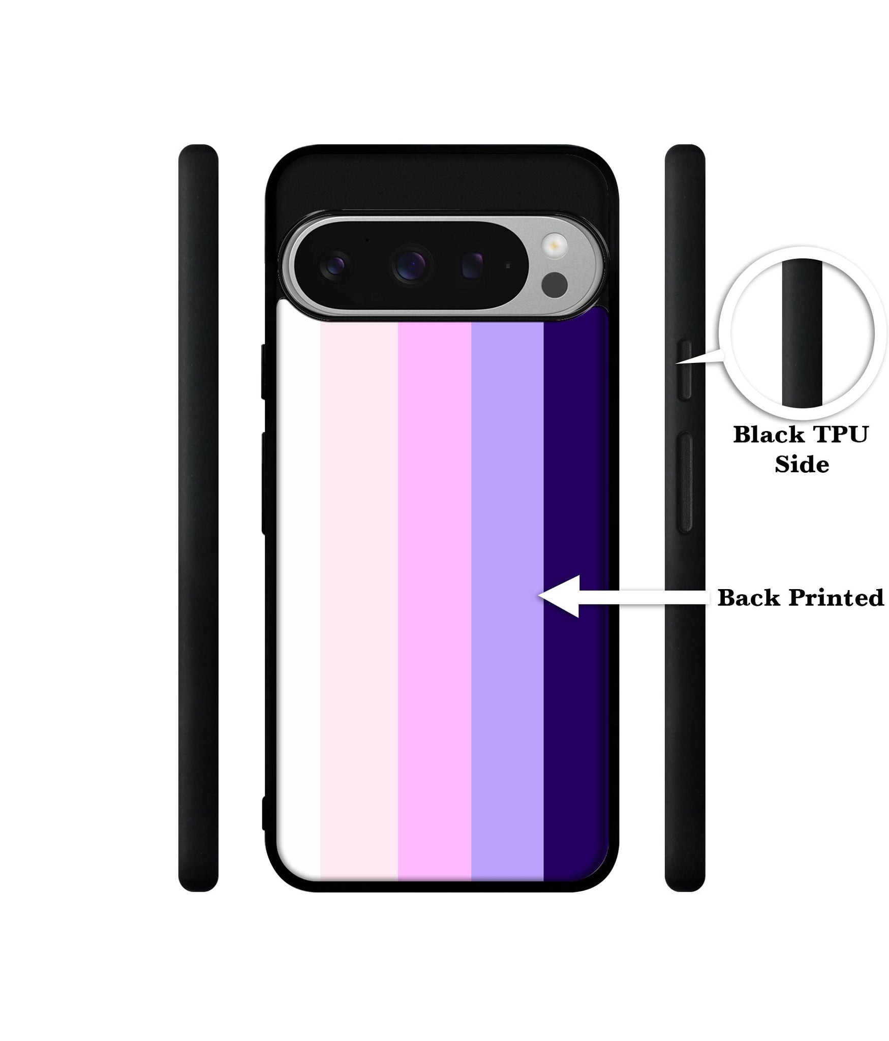 Pink and Purple Lines Design Designer 2D Printed Back Case Cover for Google Pixel 9 Pro 5G