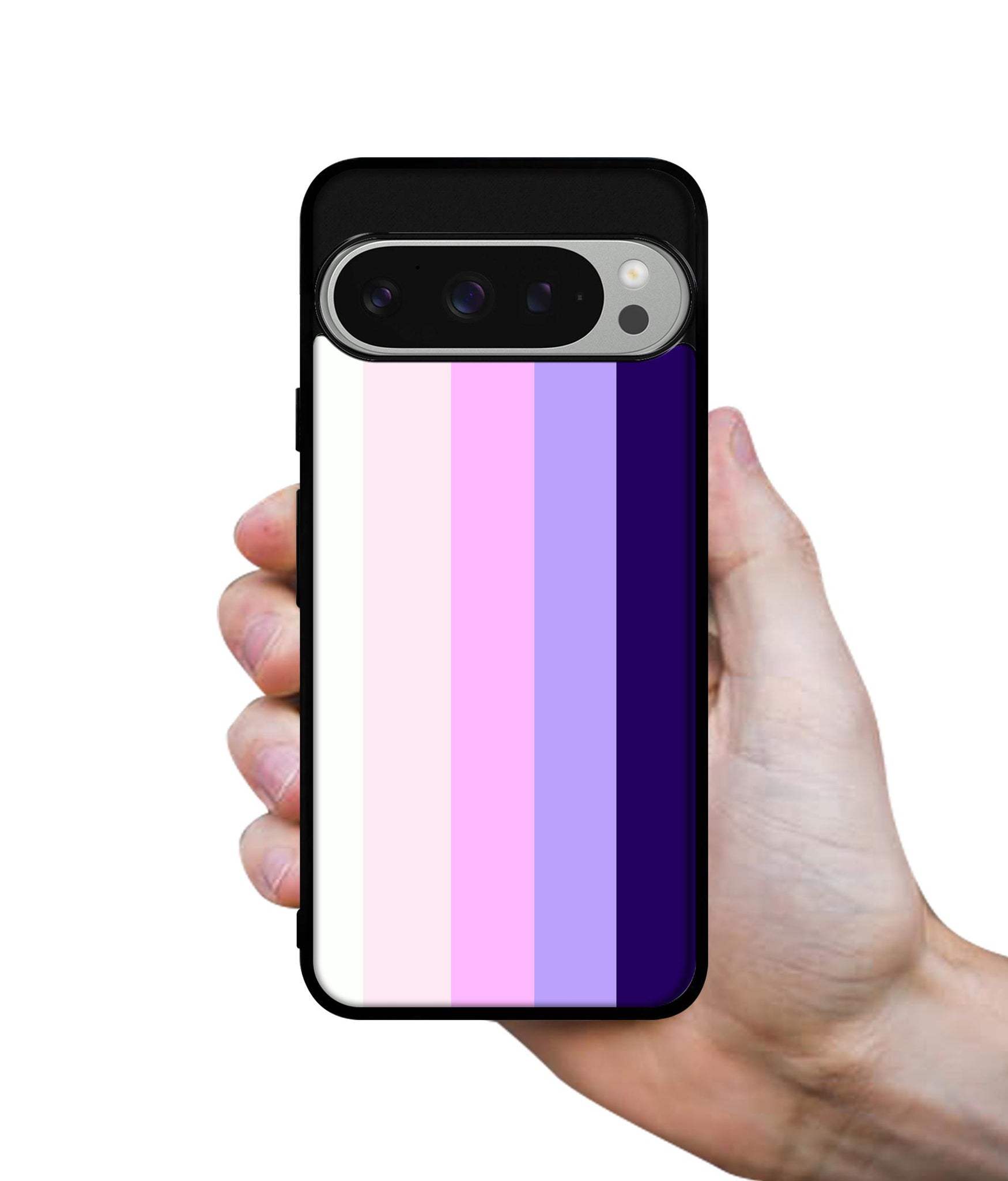 Pink and Purple Lines Design Designer 2D Printed Back Case Cover for Google Pixel 9 Pro 5G