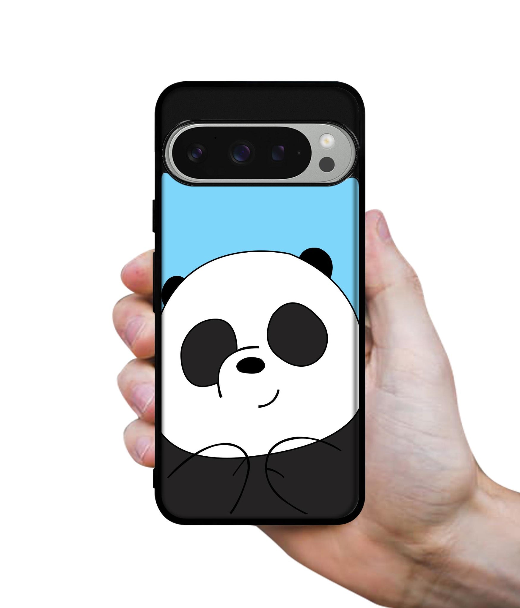 Cute Panda Design Designer 2D Printed Back Case Cover for Google Pixel 9 Pro 5G