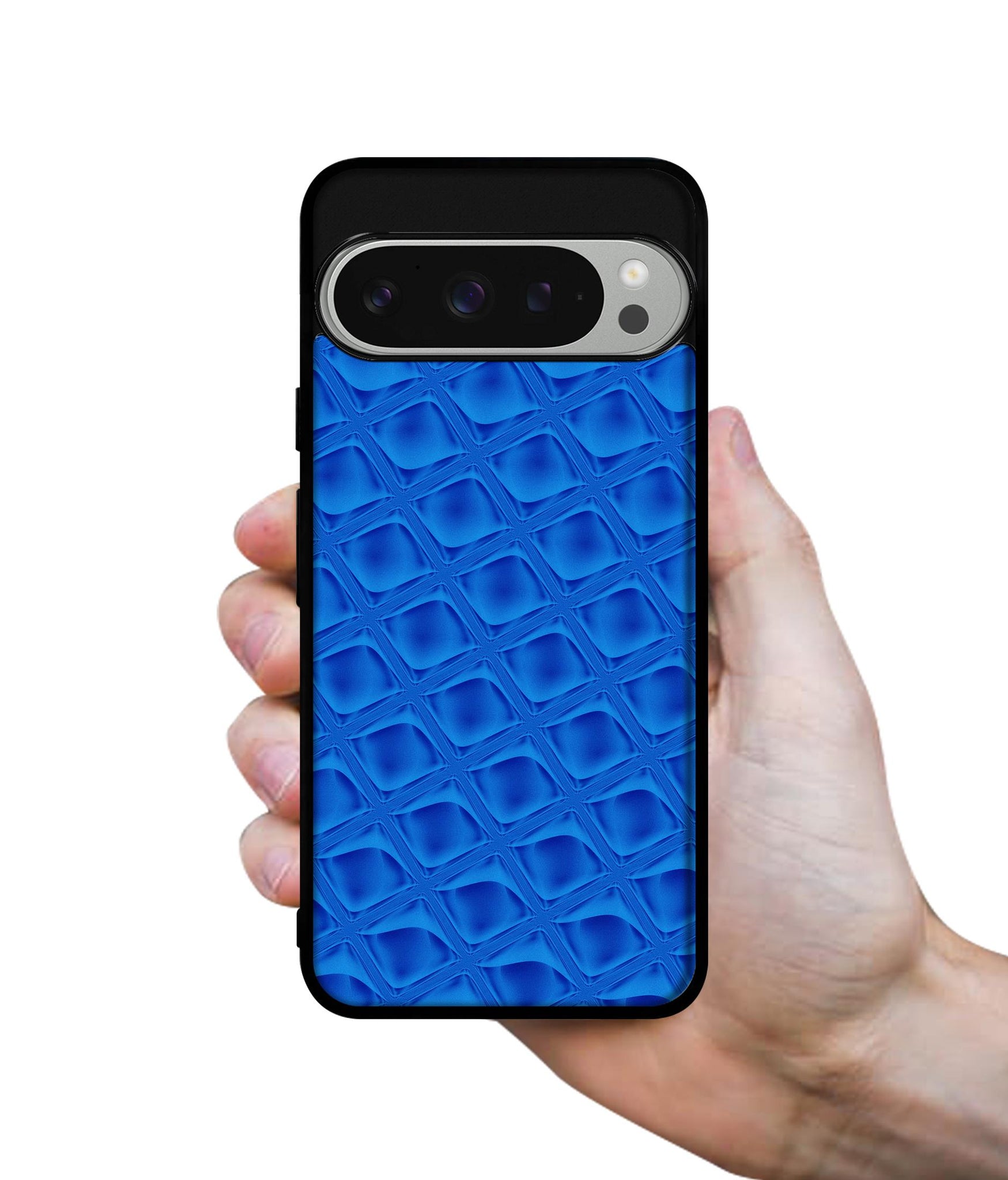 Blue Diamond Design Designer 2D Printed Back Case Cover for Google Pixel 9 Pro 5G