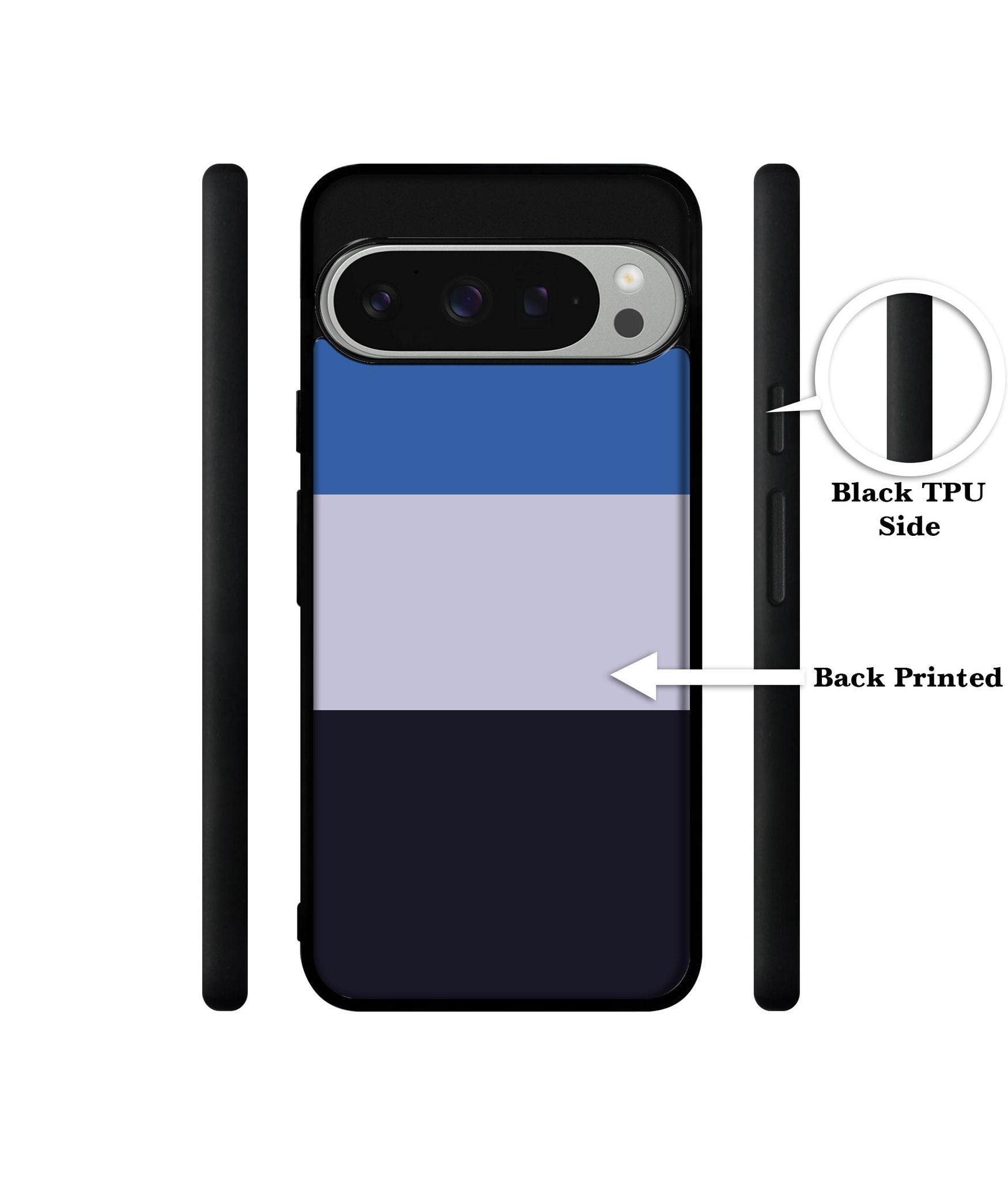 Three Color Stripes Design Designer 2D Printed Back Case Cover for Google Pixel 9 Pro 5G