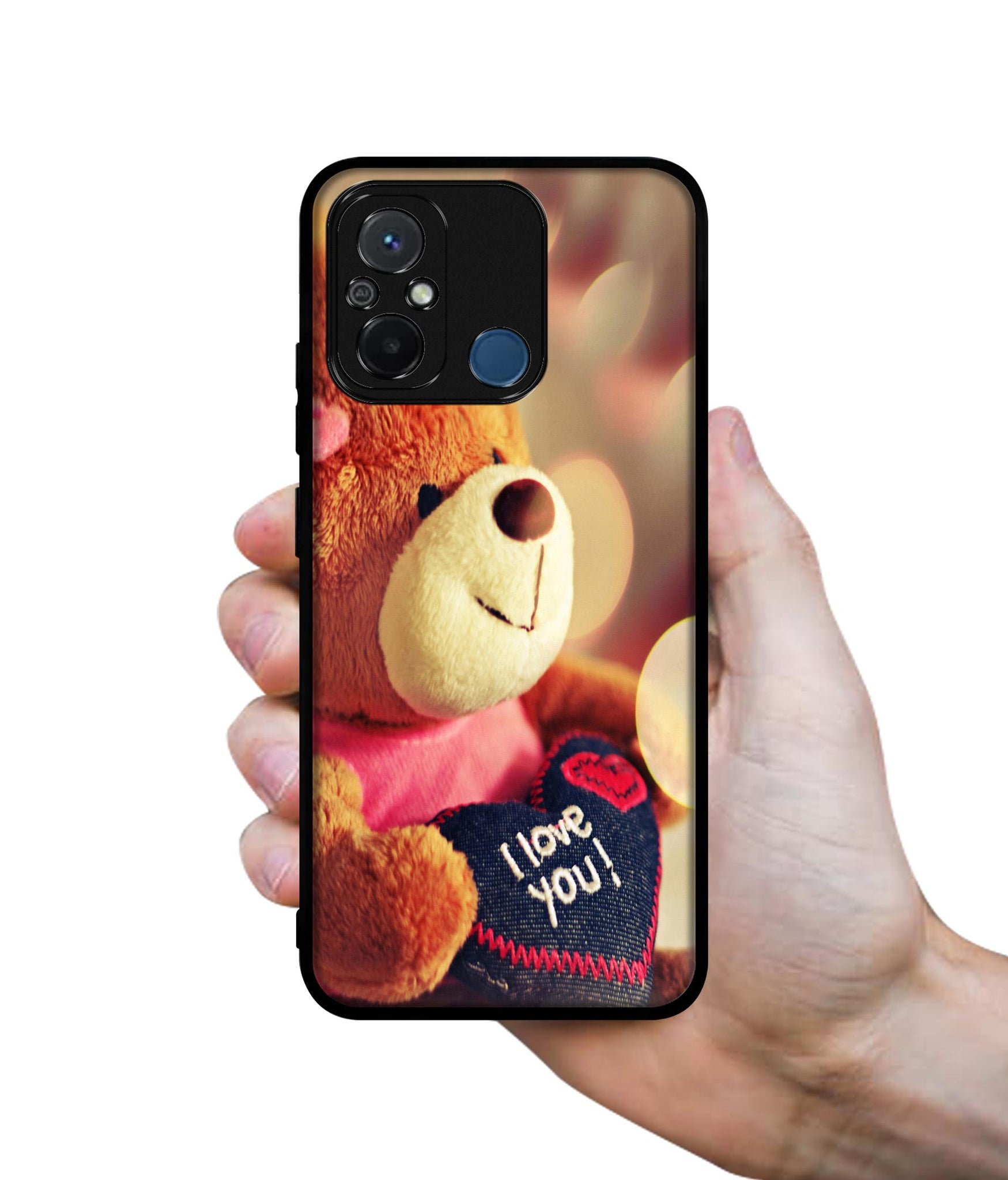 Teddy Bear Design Designer 2D Printed Back Case Cover for Mi Redmi 12C 4G / Poco C55 4G