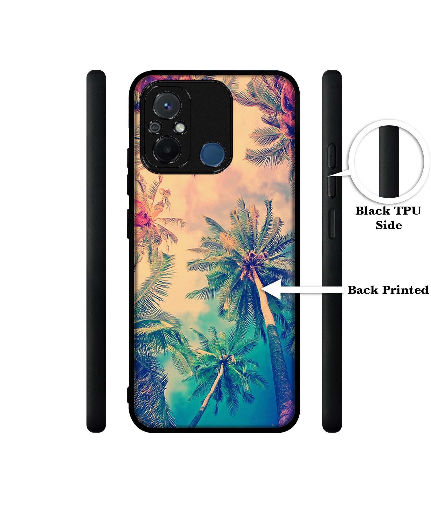 Trees Design Designer 2D Printed Back Case Cover for Mi Redmi 12C 4G / Poco C55 4G