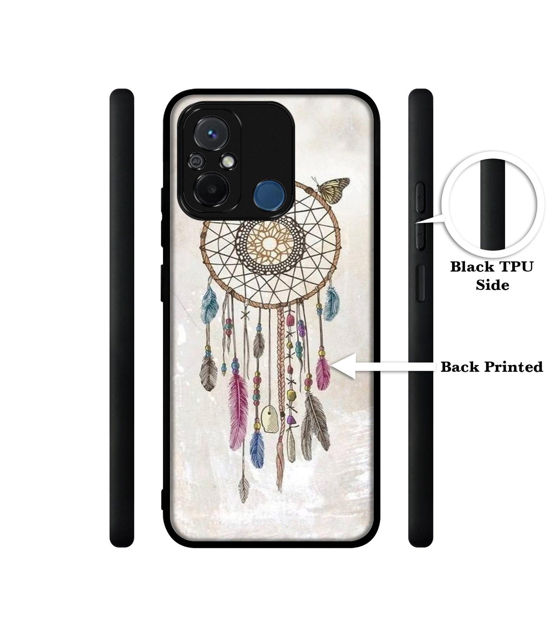 Wall Hanging Design Designer 2D Printed Back Case Cover for Mi Redmi 12C 4G / Poco C55 4G