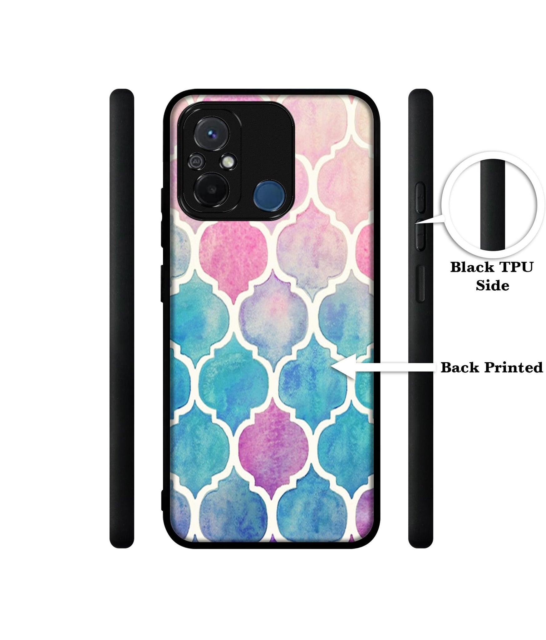 Patterns Art Design Designer 2D Printed Back Case Cover for Mi Redmi 12C 4G / Poco C55 4G