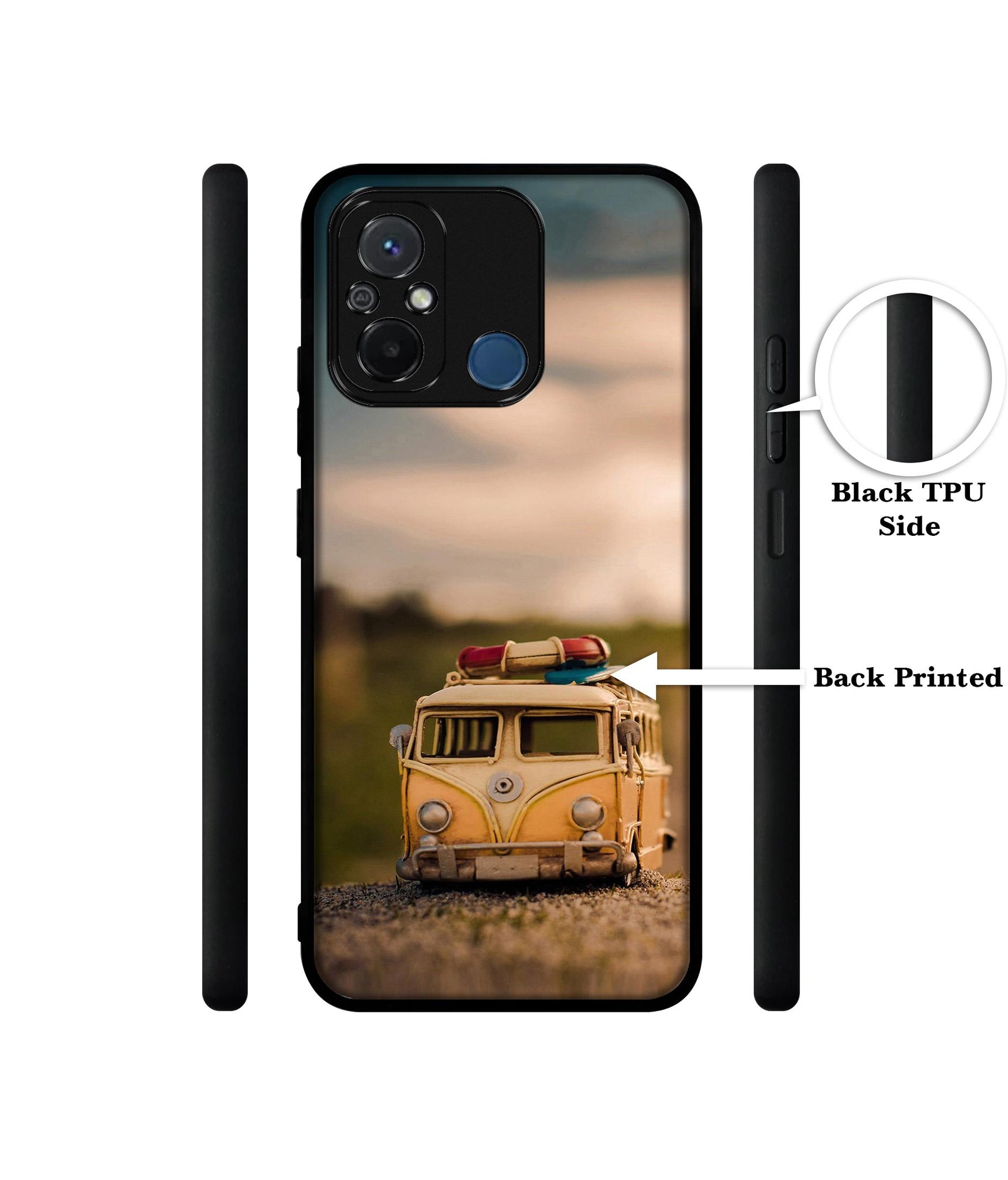 Toy Car Design Designer 2D Printed Back Case Cover for Mi Redmi 12C 4G / Poco C55 4G