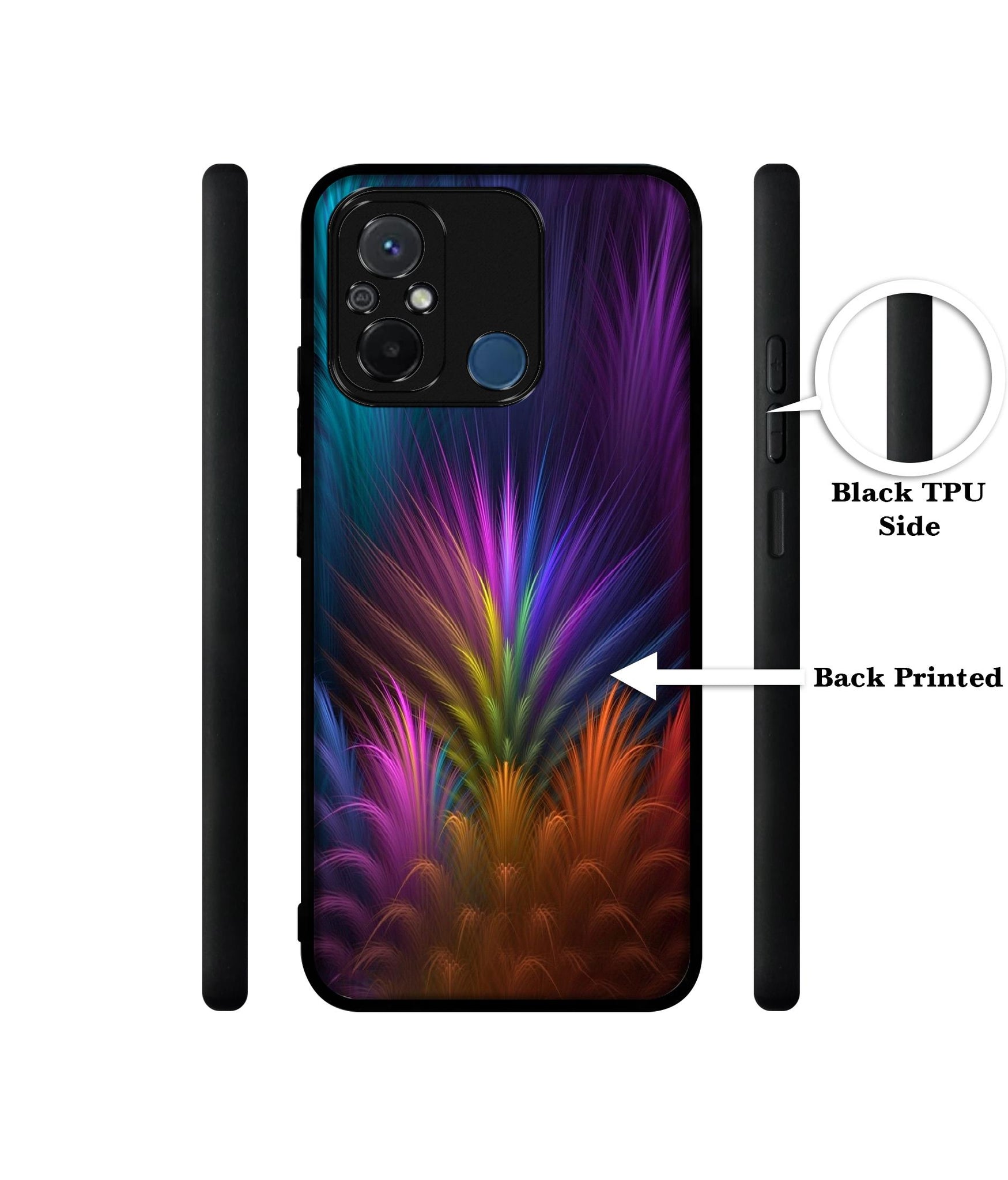 Multicoloured Design Designer 2D Printed Back Case Cover for Mi Redmi 12C 4G / Poco C55 4G