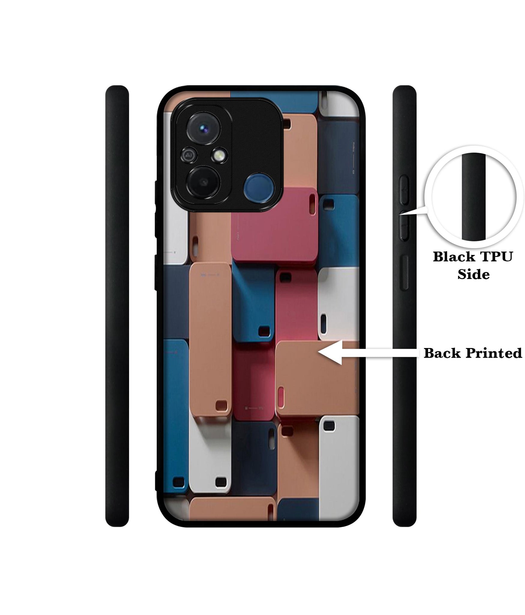 Mobile Cover Design Designer 2D Printed Back Case Cover for Mi Redmi 12C 4G / Poco C55 4G