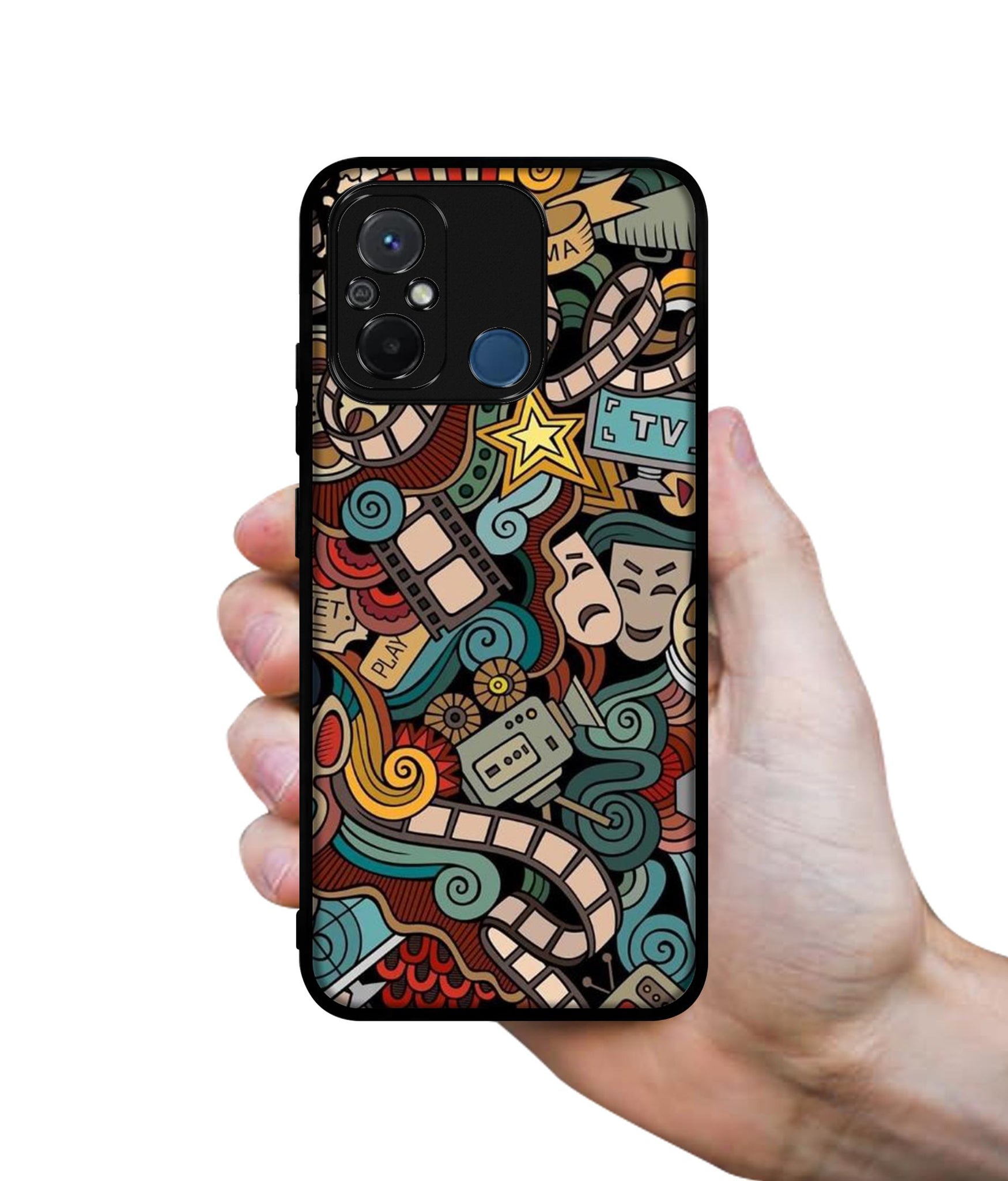 Movies Design Designer 2D Printed Back Case Cover for Mi Redmi 12C 4G / Poco C55 4G