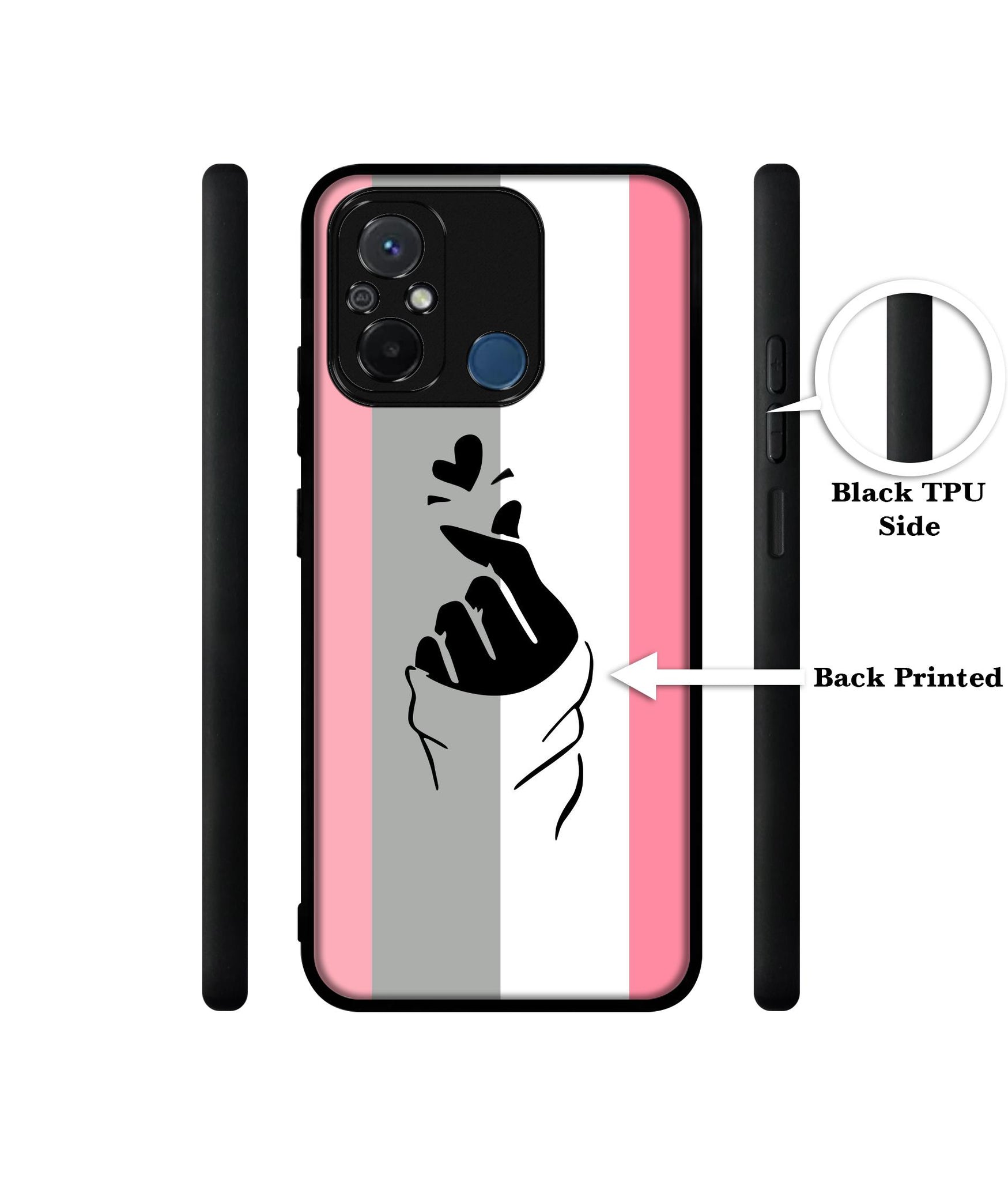 Cute Mini Love Design Designer 2D Printed Back Case Cover for Mi Redmi 12C 4G / Poco C55 4G