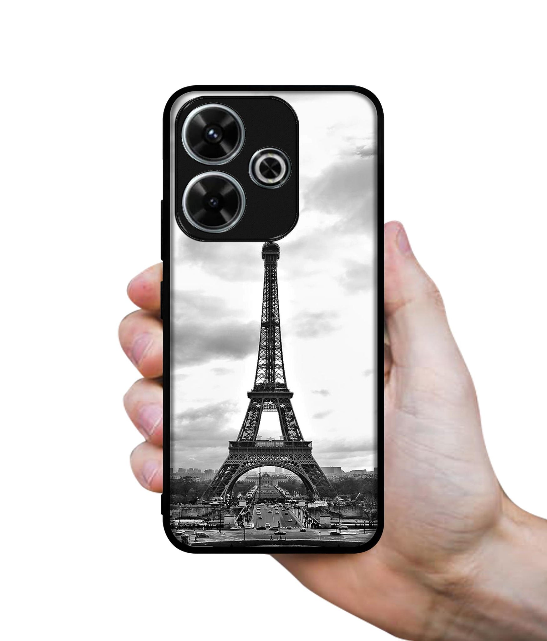 Eiffel Tower Design Designer 2D Printed Back Case Cover for Mi Redmi 13 5G / Poco M6 Plus 5G