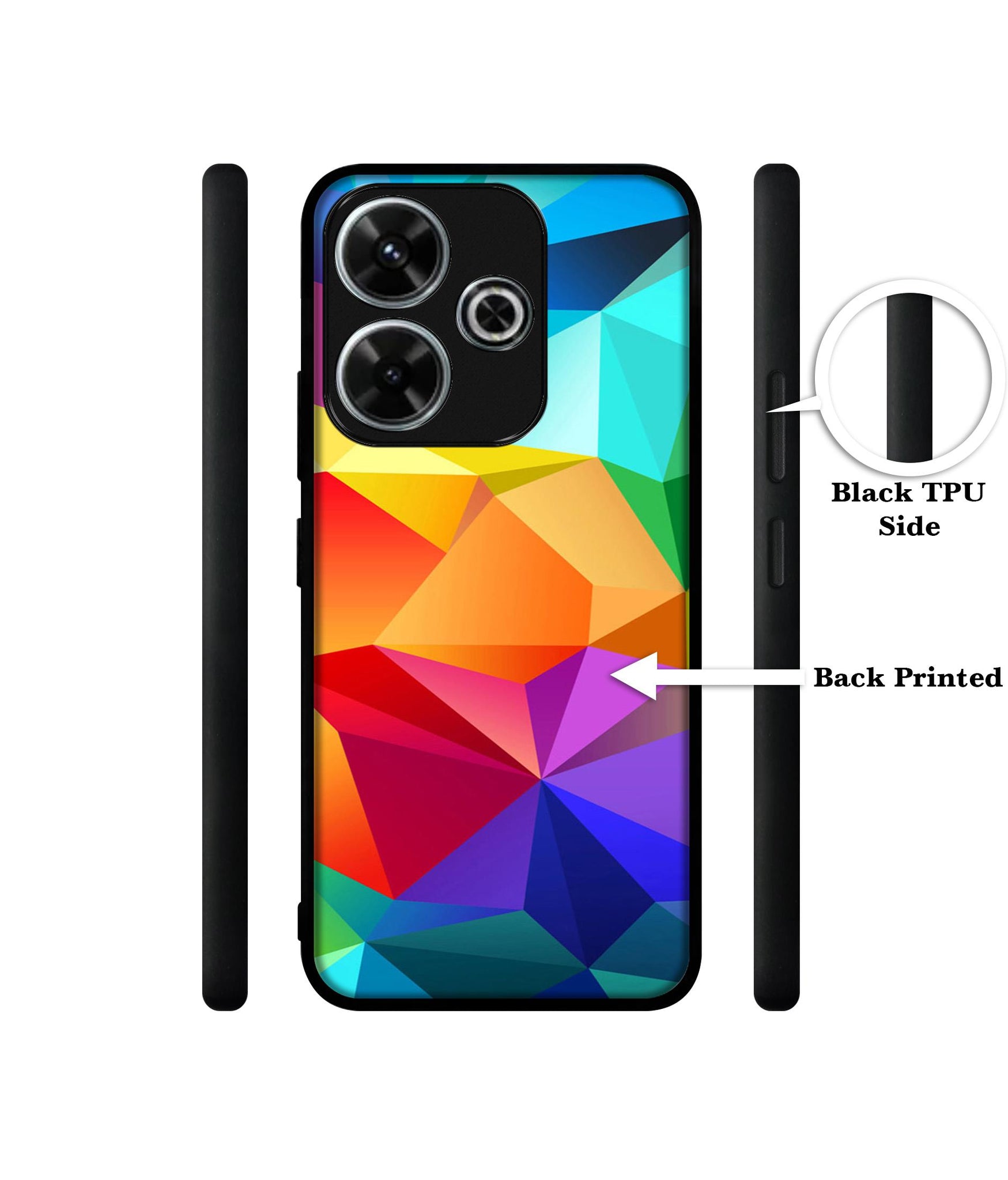 Colorful Pattern Design Designer 2D Printed Back Case Cover for Mi Redmi 13 5G / Poco M6 Plus 5G