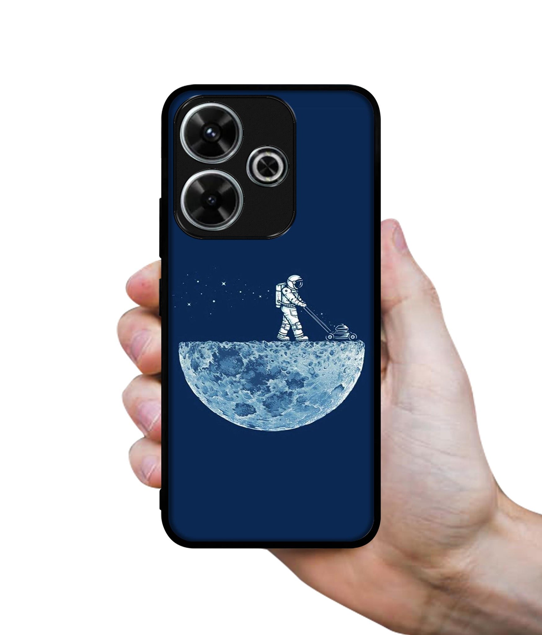 Moon Walk Design Designer 2D Printed Back Case Cover for Mi Redmi 13 5G / Poco M6 Plus 5G