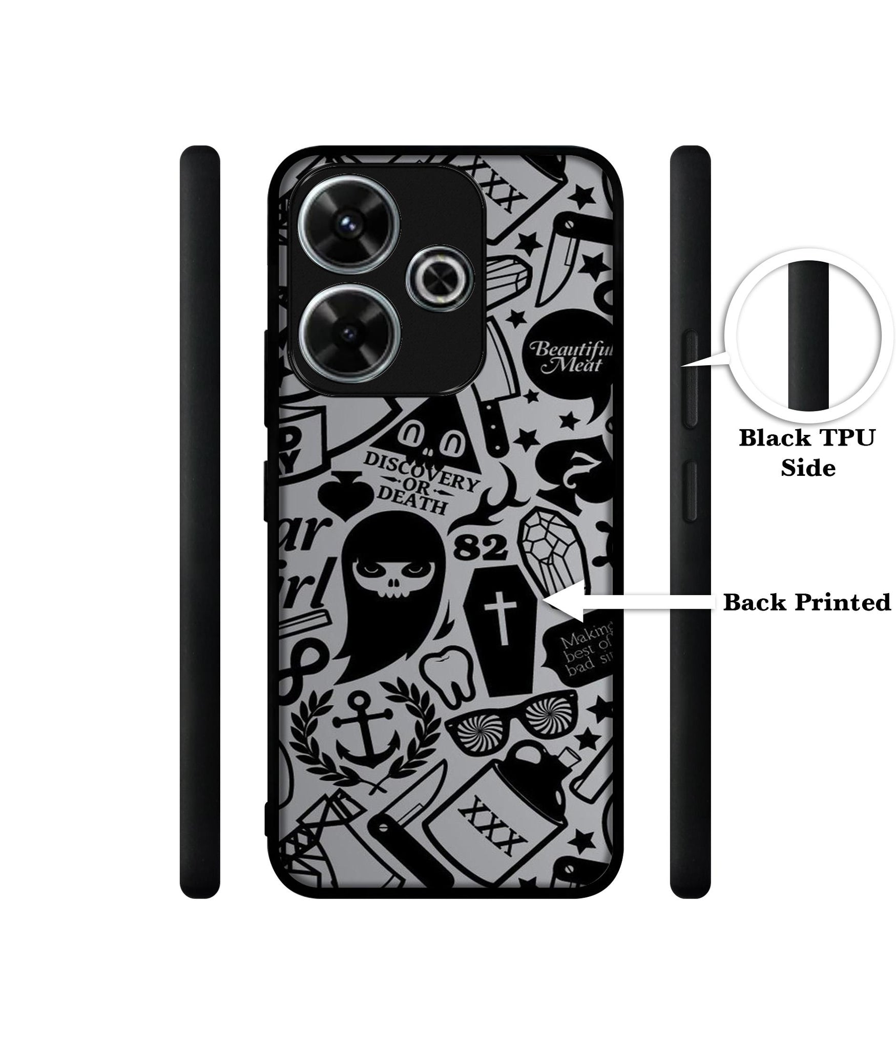 Discover Or Death Design Designer 2D Printed Back Case Cover for Mi Redmi 13 5G / Poco M6 Plus 5G