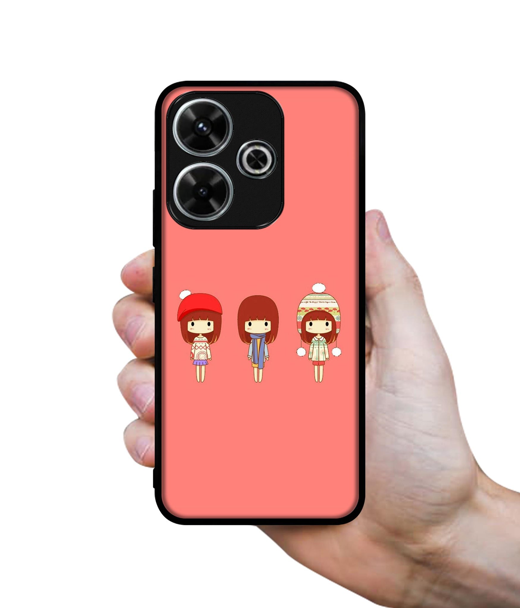 Cute Girls Design Designer 2D Printed Back Case Cover for Mi Redmi 13 5G / Poco M6 Plus 5G