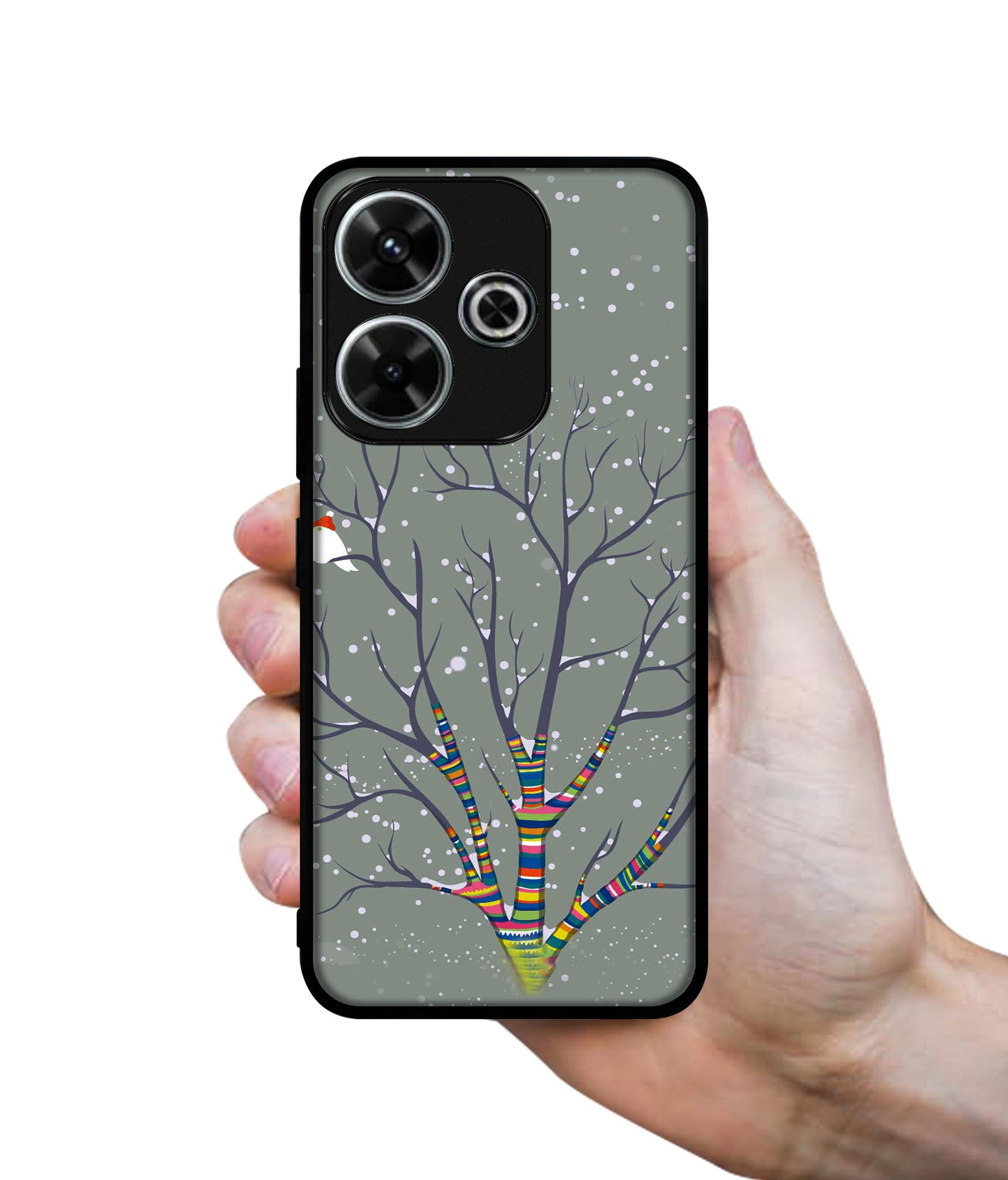 Winter Pattern Print Design Designer 2D Printed Back Case Cover for Mi Redmi 13 5G / Poco M6 Plus 5G