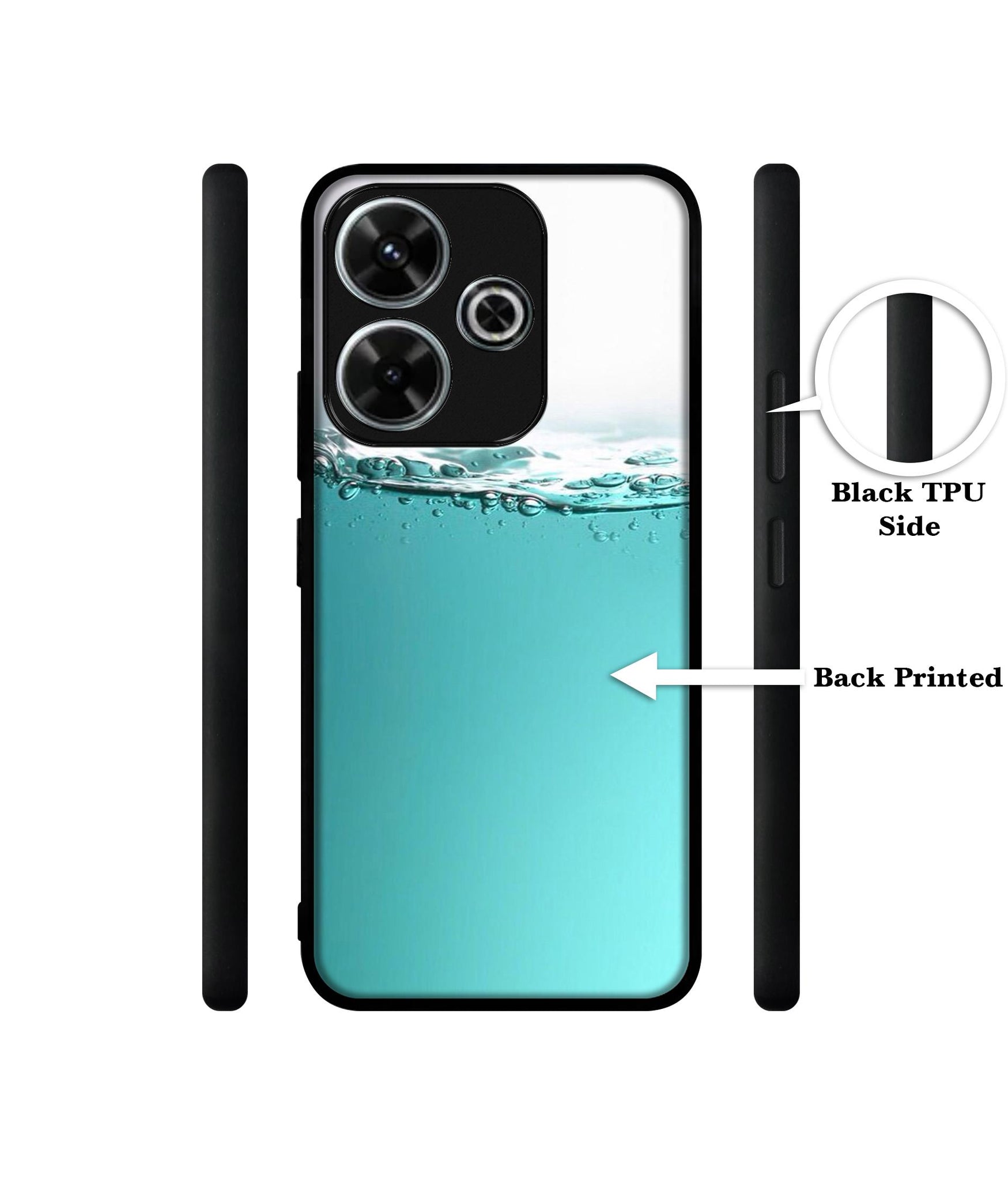 Half Fill Design Designer 2D Printed Back Case Cover for Mi Redmi 13 5G / Poco M6 Plus 5G