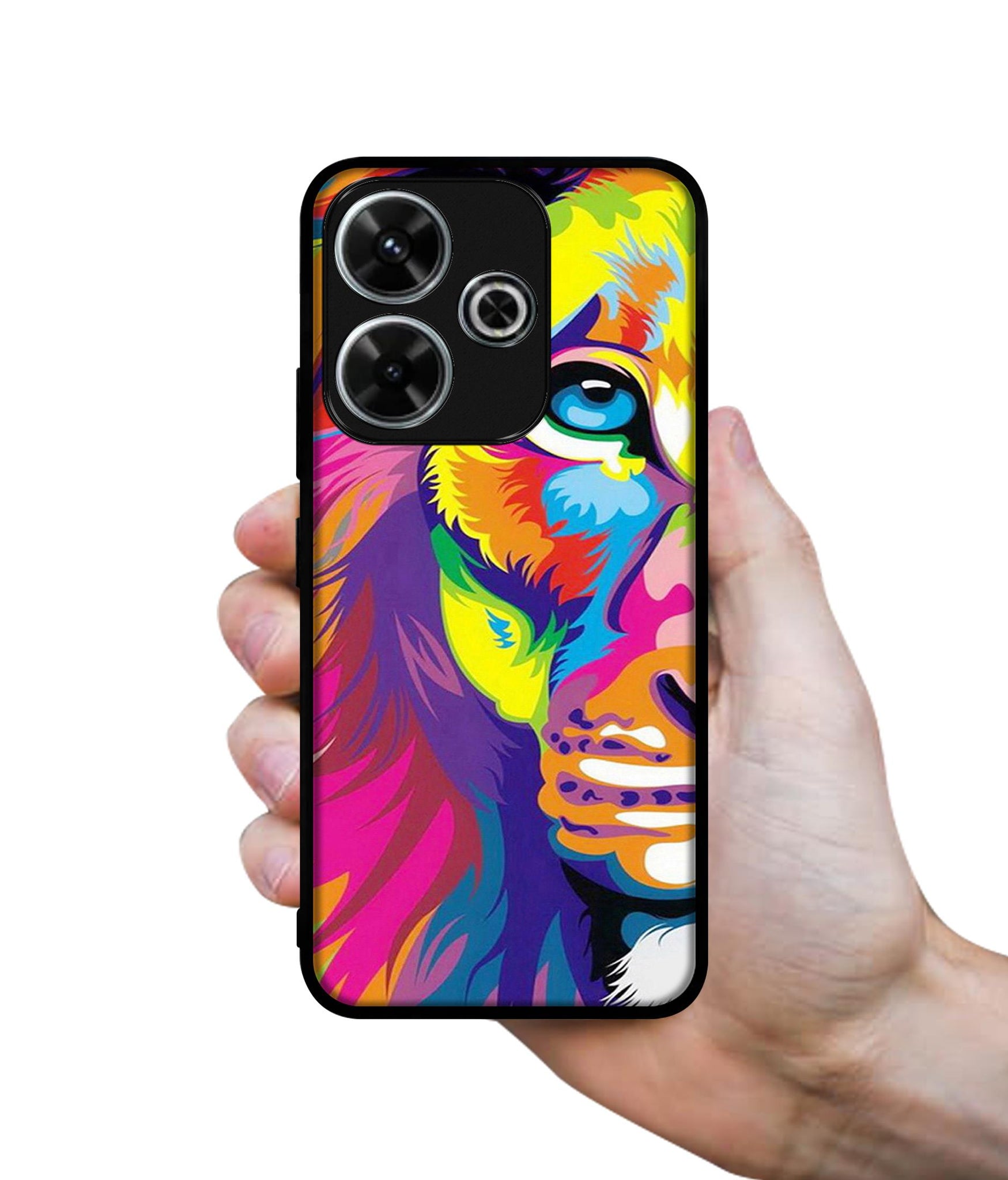 Lion Design Designer 2D Printed Back Case Cover for Mi Redmi 13 5G / Poco M6 Plus 5G