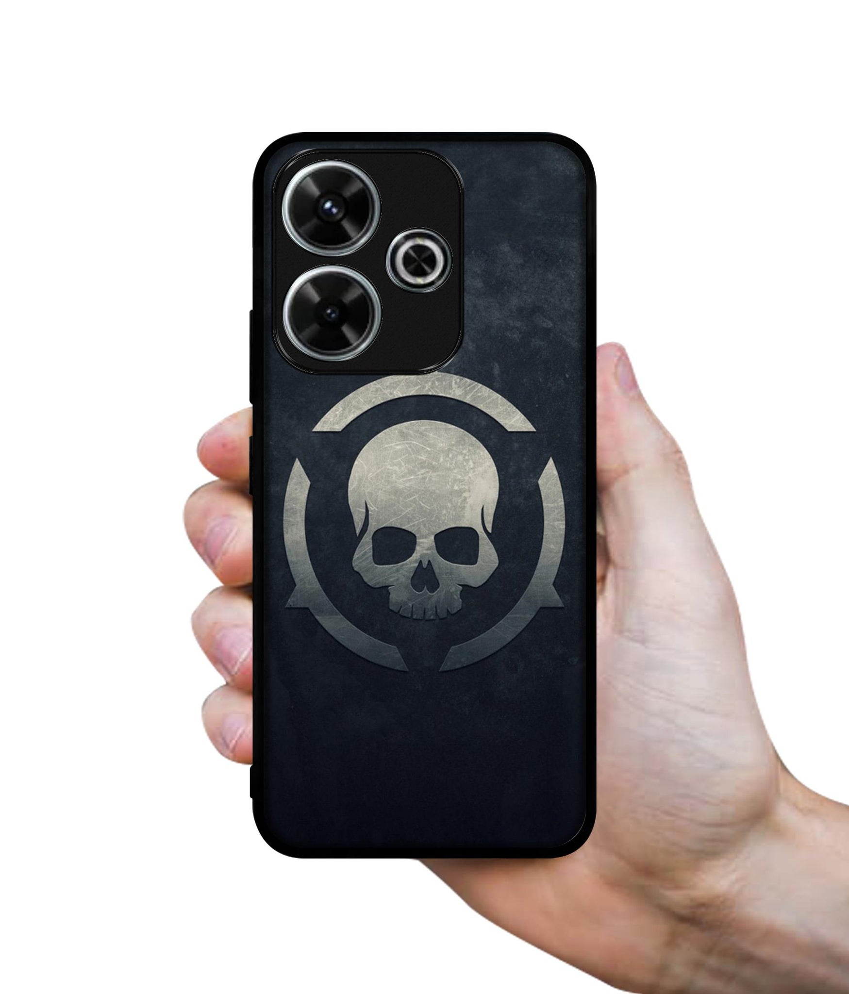 Skull Pattern Print Design Designer 2D Printed Back Case Cover for Mi Redmi 13 5G / Poco M6 Plus 5G
