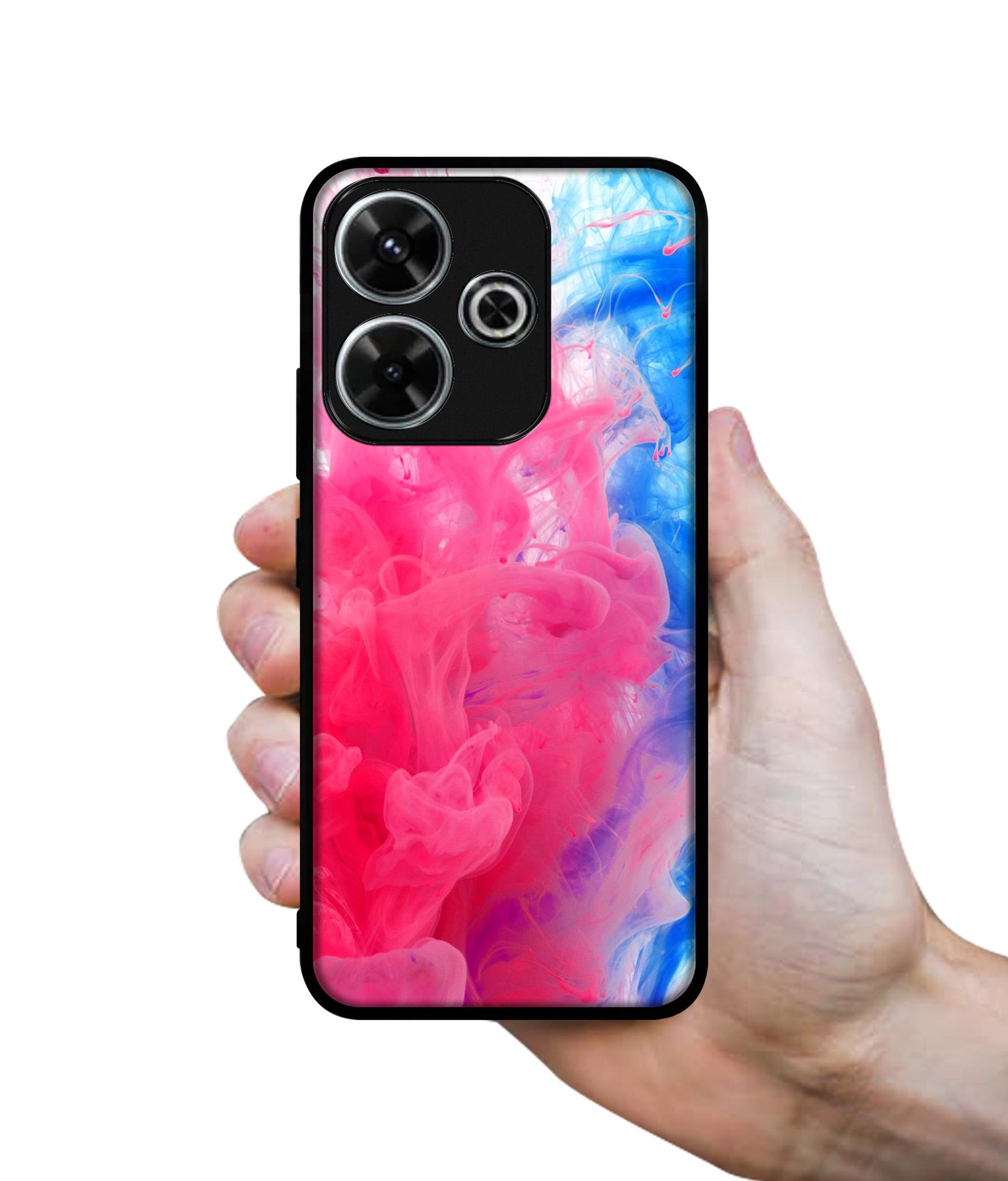 Fractal Paint Design Designer 2D Printed Back Case Cover for Mi Redmi 13 5G / Poco M6 Plus 5G