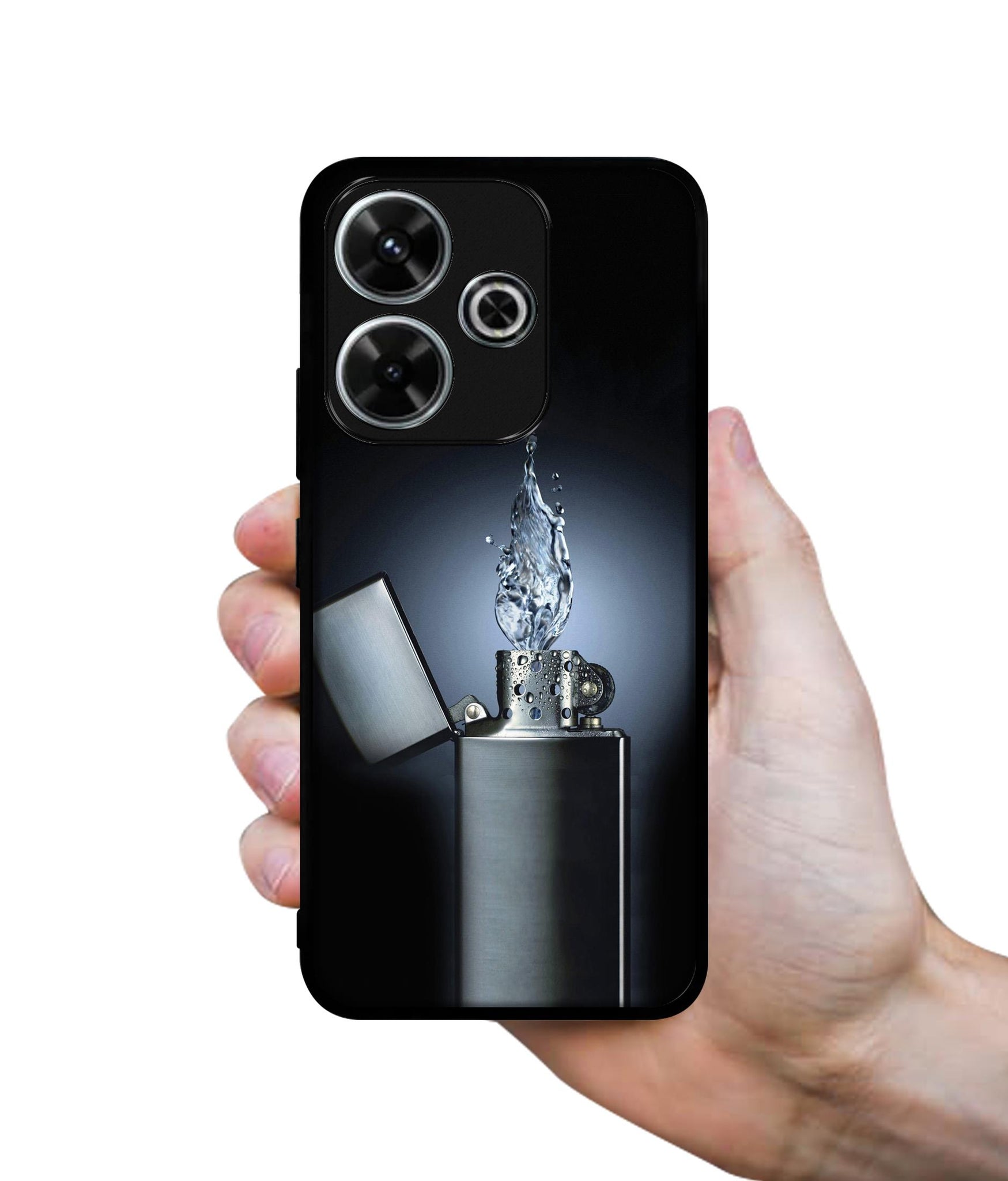 Water Lighter Design Designer 2D Printed Back Case Cover for Mi Redmi 13 5G / Poco M6 Plus 5G