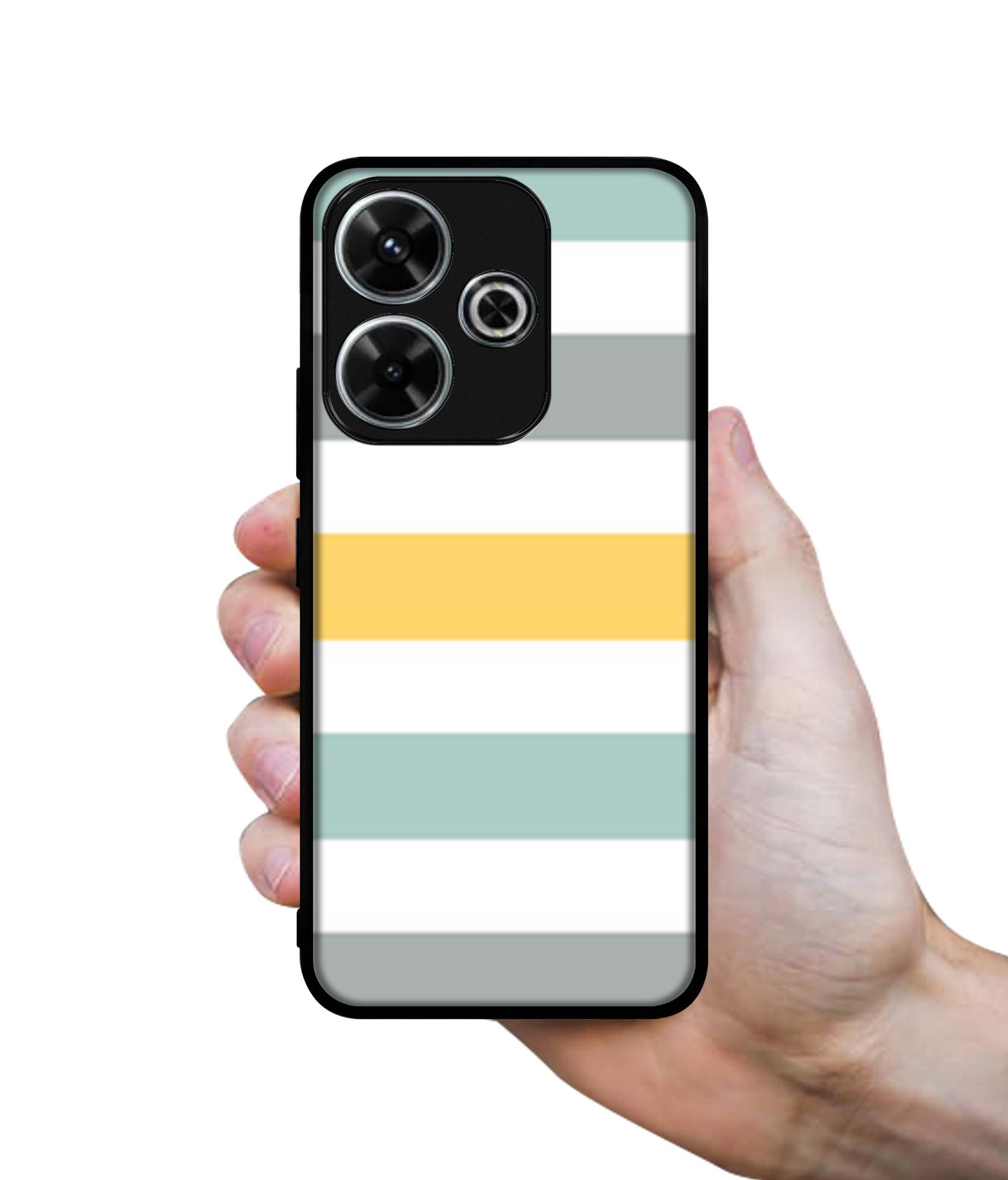 Line Texture Design Designer 2D Printed Back Case Cover for Mi Redmi 13 5G / Poco M6 Plus 5G