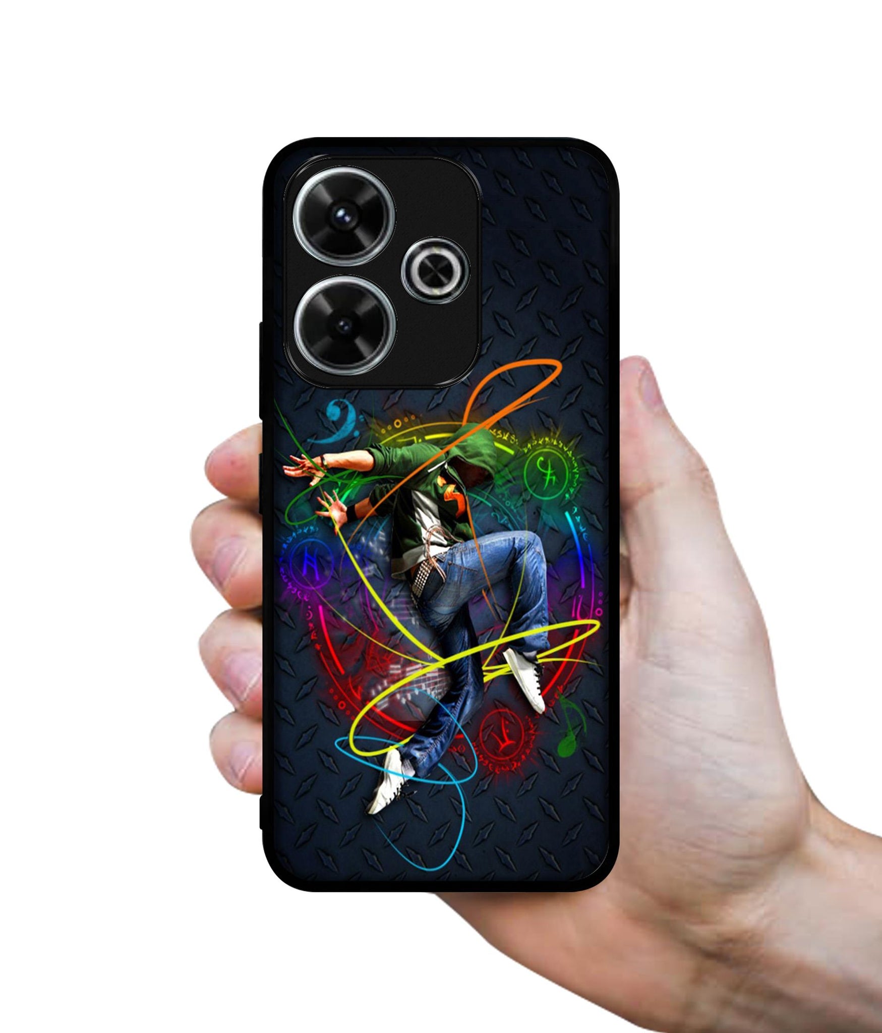 Boy With Music Design Designer 2D Printed Back Case Cover for Mi Redmi 13 5G / Poco M6 Plus 5G
