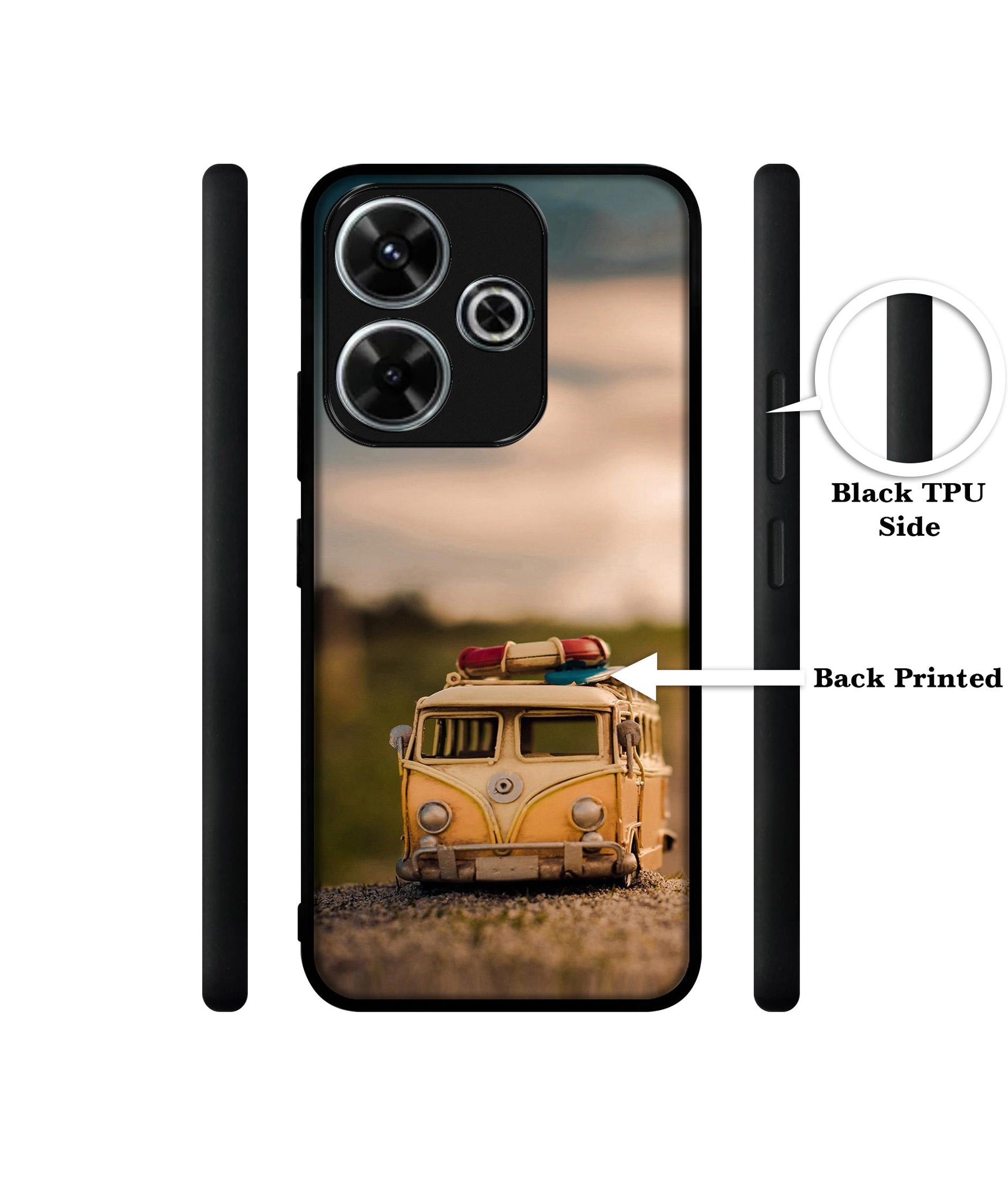 Toy Car Design Designer 2D Printed Back Case Cover for Mi Redmi 13 5G / Poco M6 Plus 5G