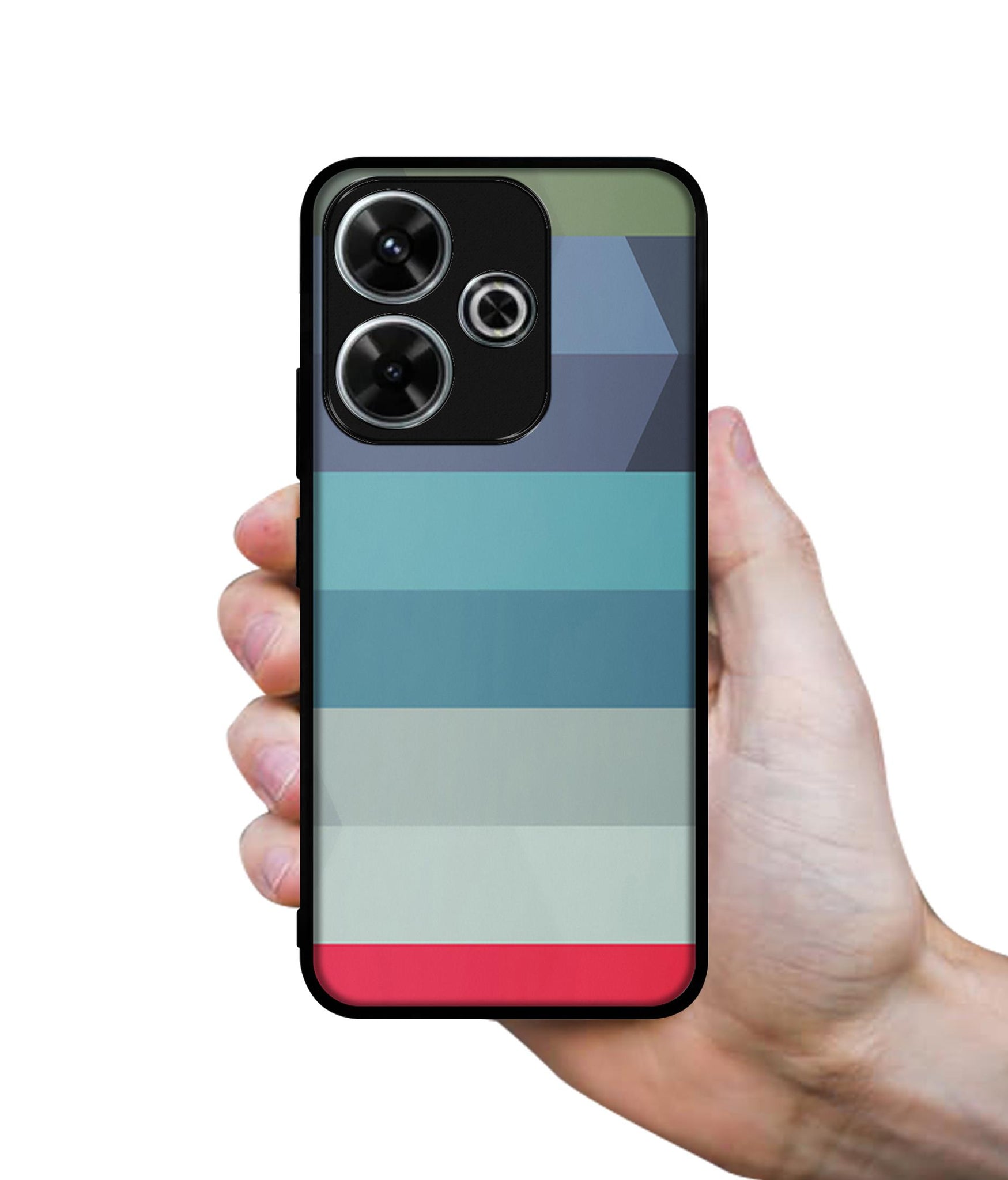 Colorful Lines Design Designer 2D Printed Back Case Cover for Mi Redmi 13 5G / Poco M6 Plus 5G