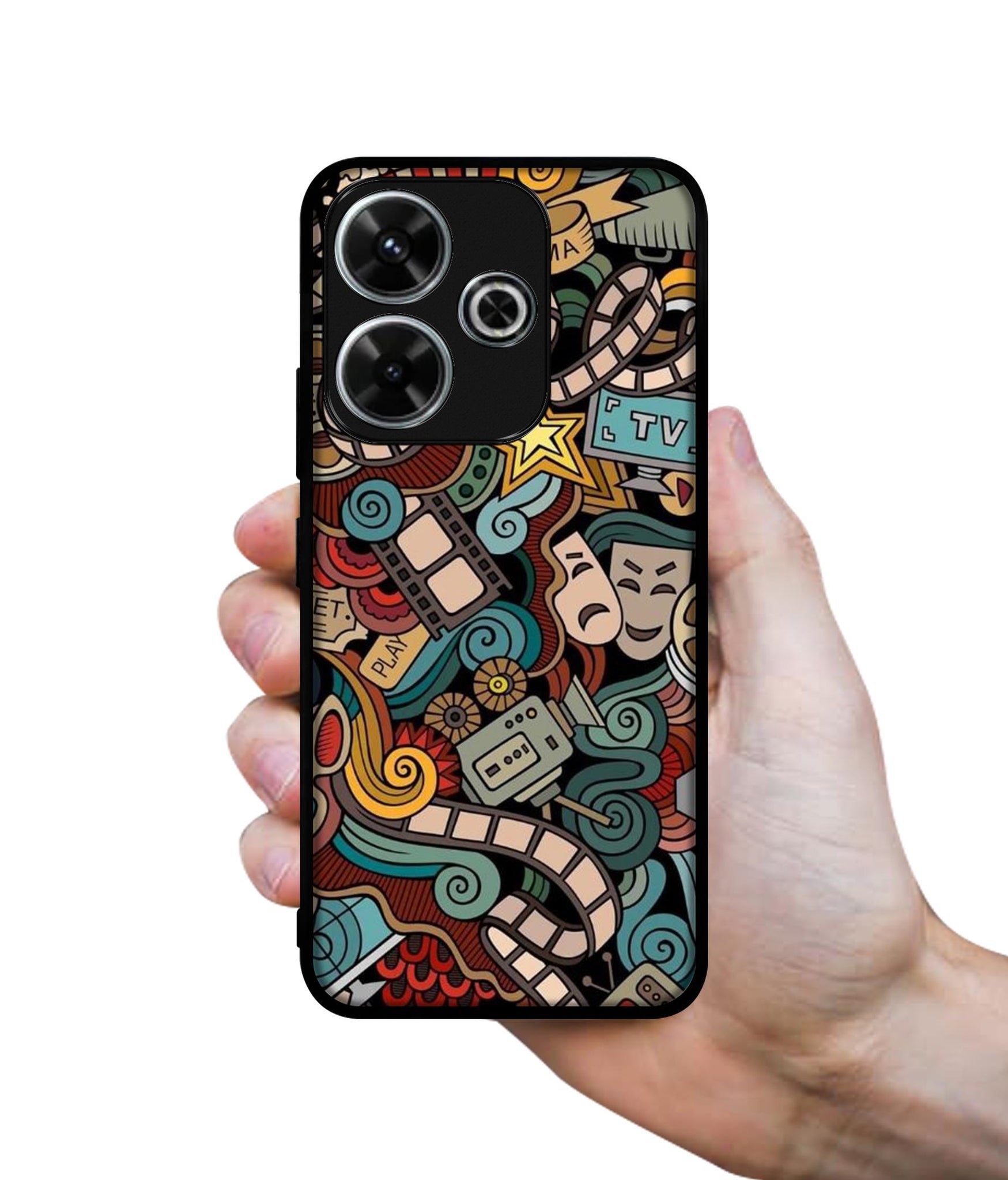 Movies Design Designer 2D Printed Back Case Cover for Mi Redmi 13 5G / Poco M6 Plus 5G