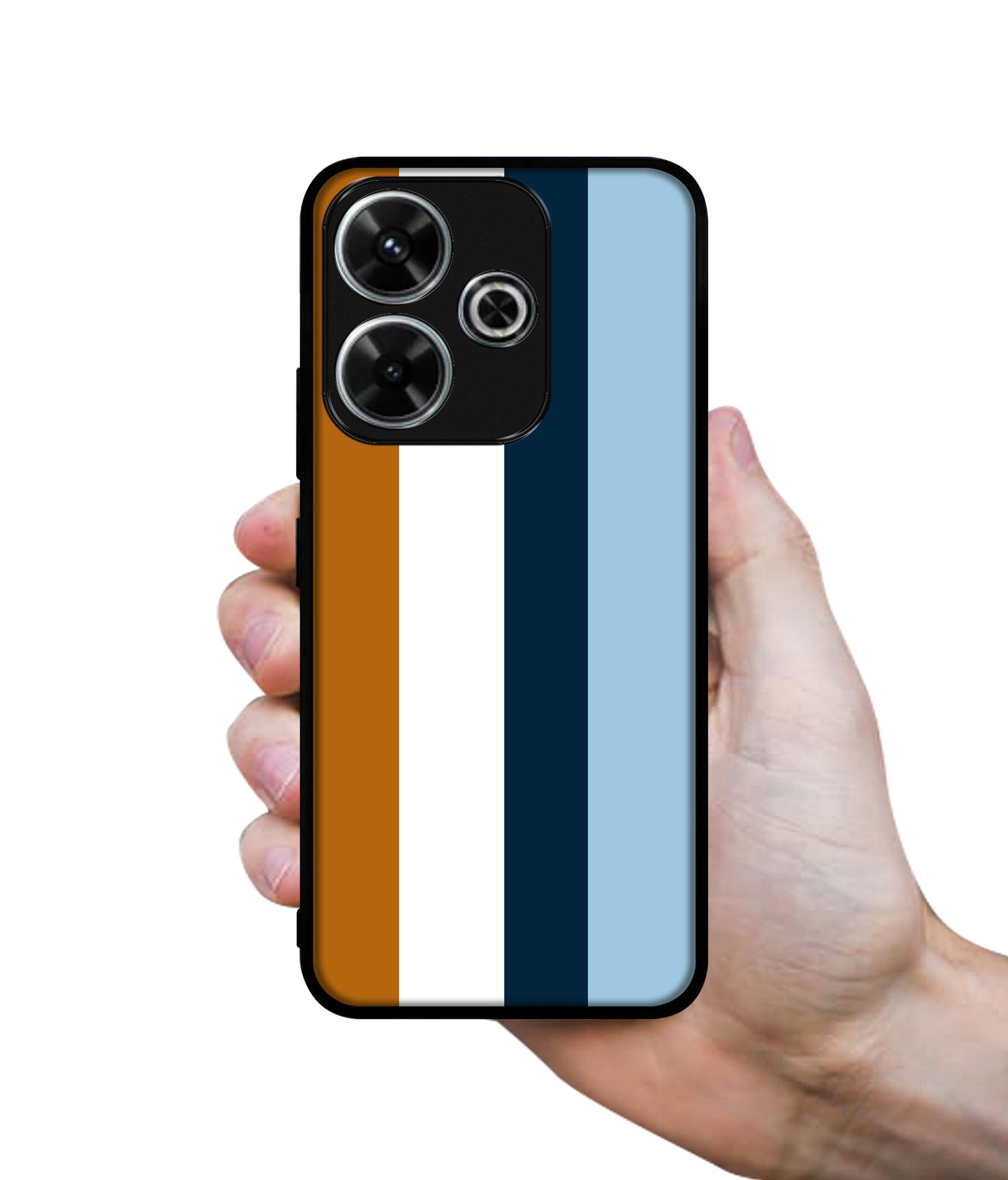 Color Stripes Design Designer 2D Printed Back Case Cover for Mi Redmi 13 5G / Poco M6 Plus 5G