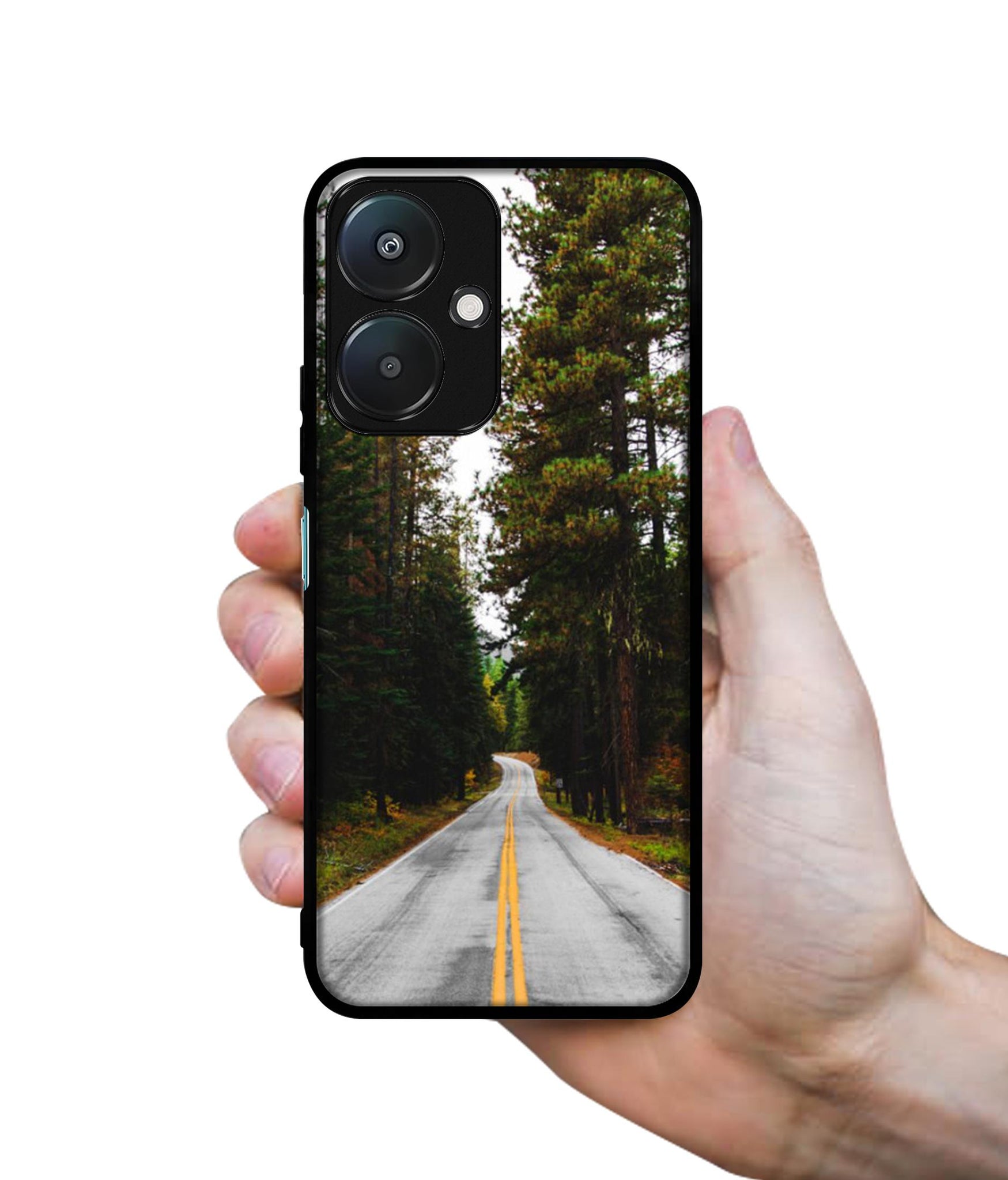 Road Photo Design Designer 2D Printed Back Case Cover for Mi Redmi 13C 5G / Poco M6 5G