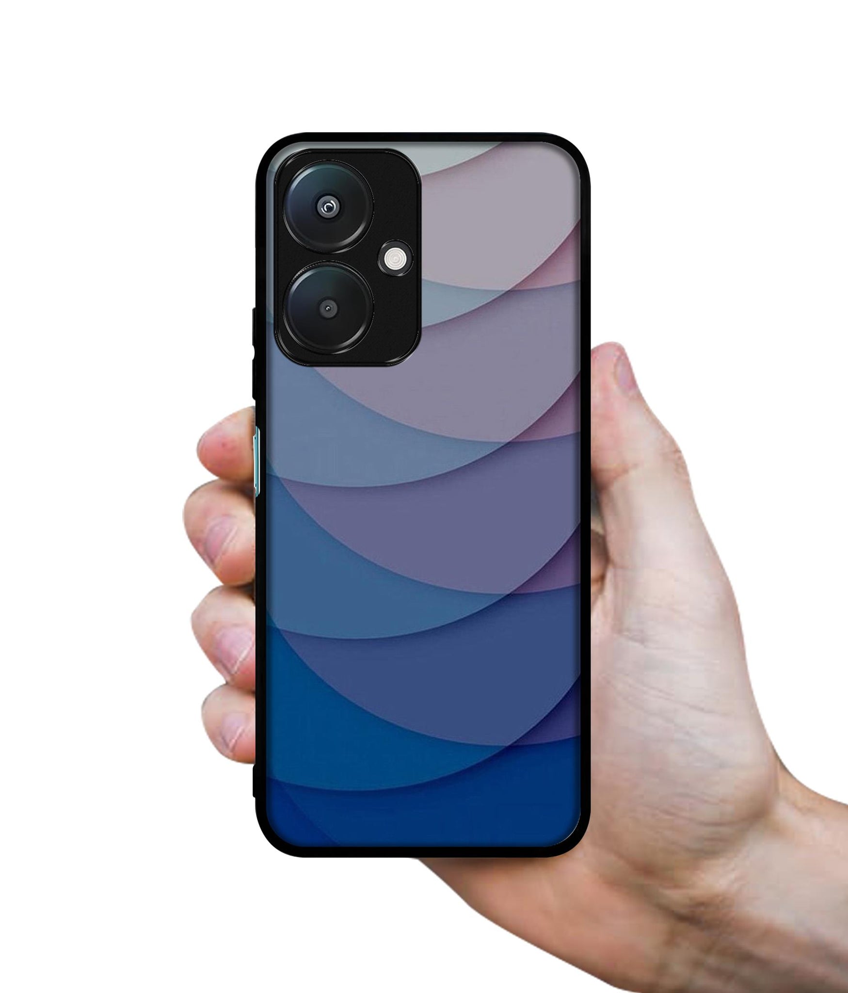 Waves Pattern Print Design Designer 2D Printed Back Case Cover for Mi Redmi 13C 5G / Poco M6 5G