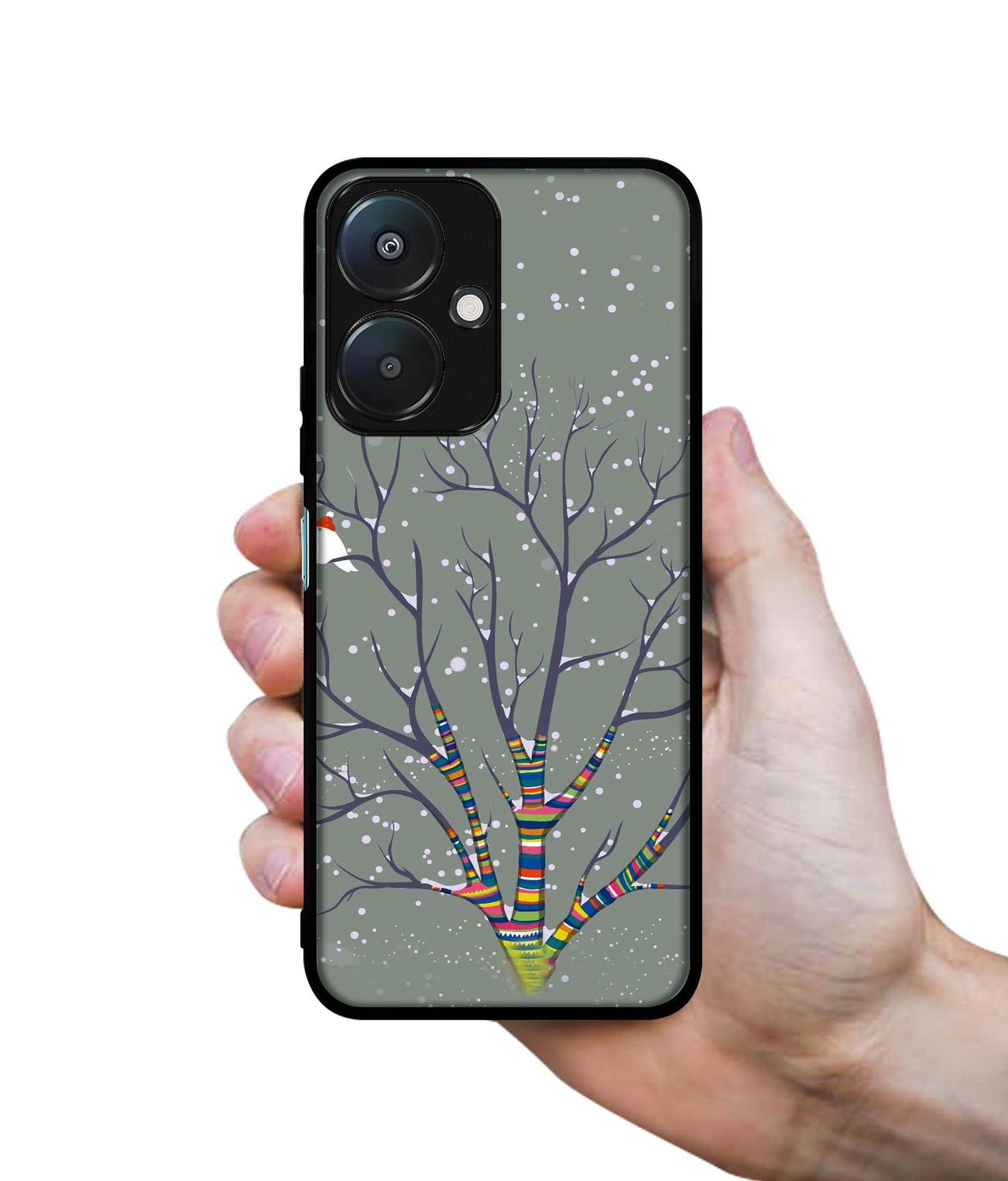 Winter Pattern Print Design Designer 2D Printed Back Case Cover for Mi Redmi 13C 5G / Poco M6 5G