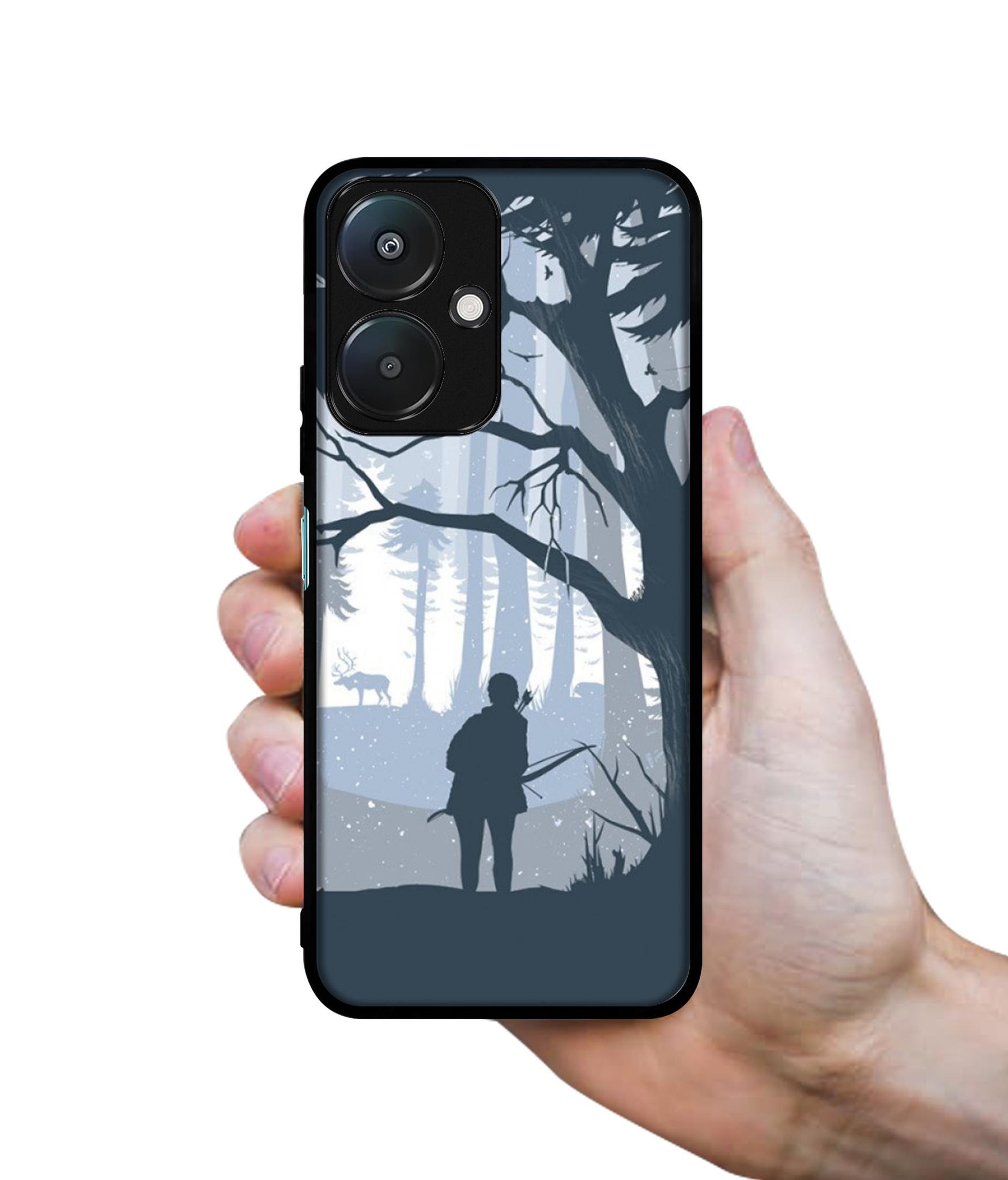 Hunter Design Designer 2D Printed Back Case Cover for Mi Redmi 13C 5G / Poco M6 5G