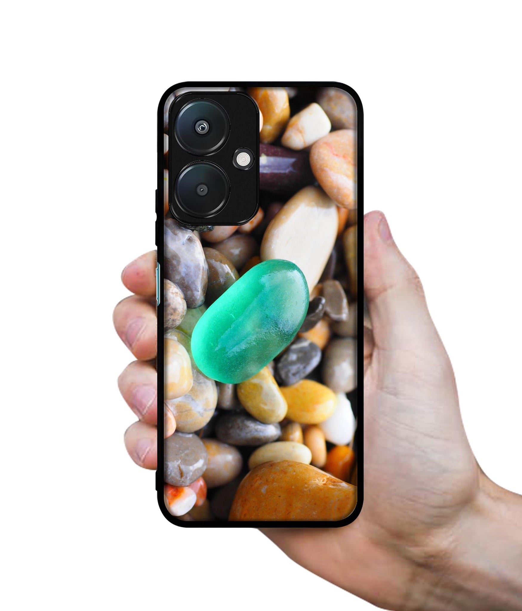 Sea Stones Design Designer 2D Printed Back Case Cover for Mi Redmi 13C 5G / Poco M6 5G