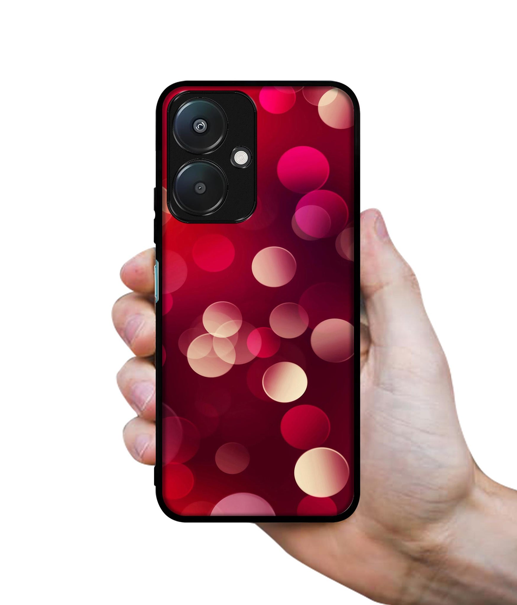 3D Circles Design Designer 2D Printed Back Case Cover for Mi Redmi 13C 5G / Poco M6 5G