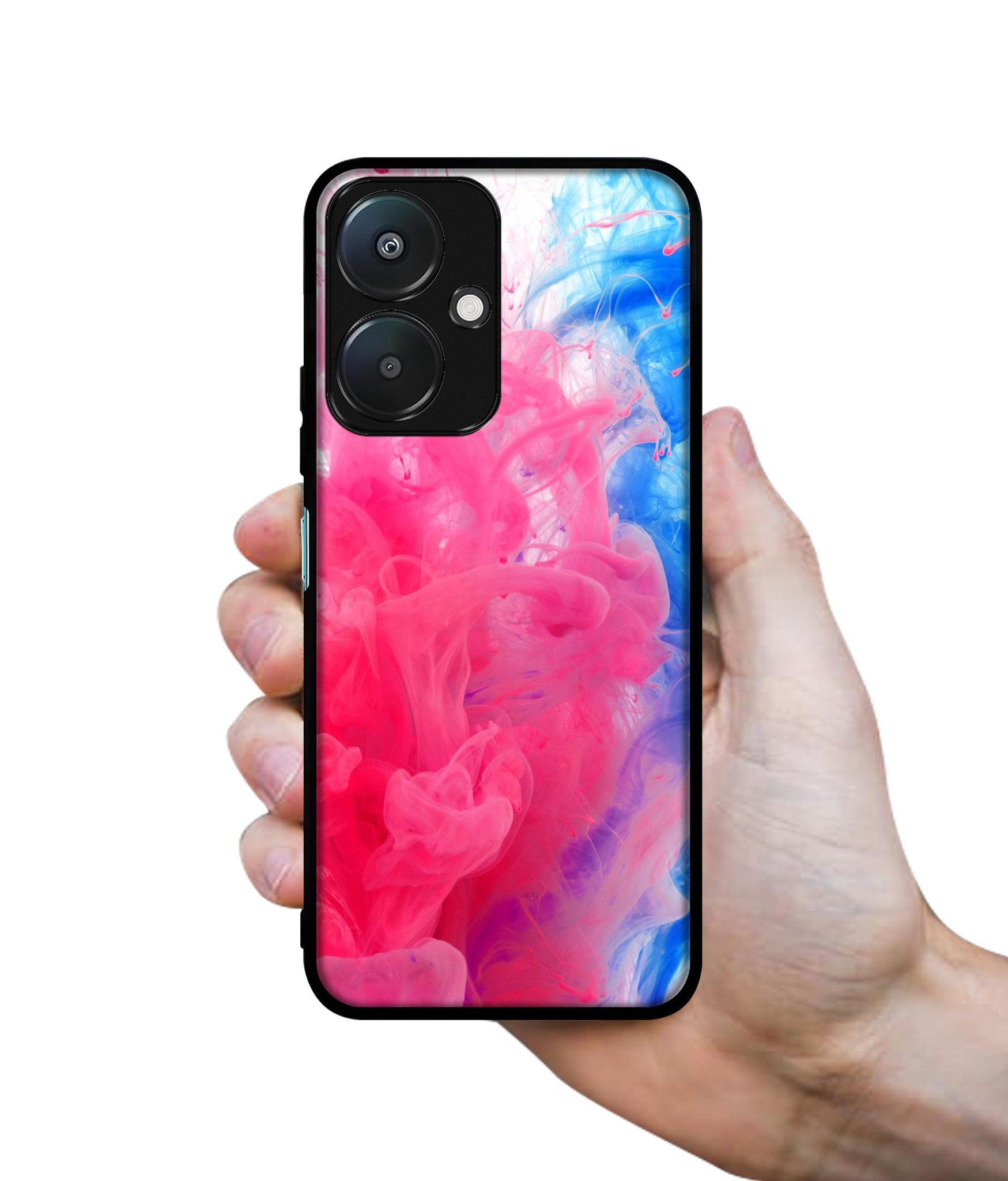Fractal Paint Design Designer 2D Printed Back Case Cover for Mi Redmi 13C 5G / Poco M6 5G